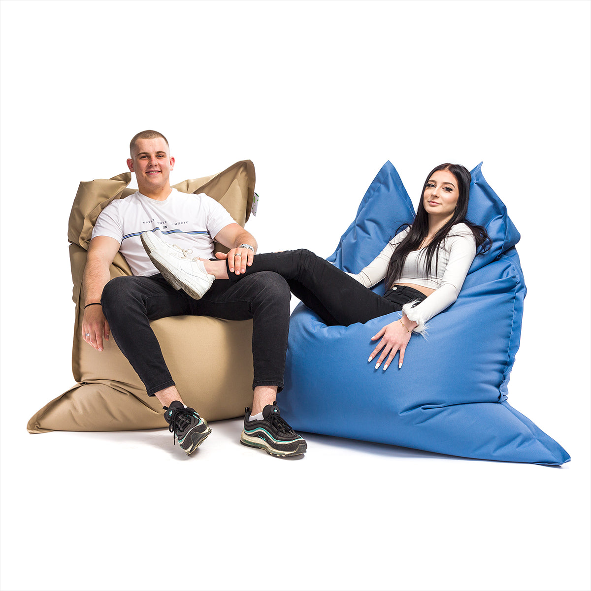 Pouf Cuscino M Poltrona Sacco in Poliestere 135x170
