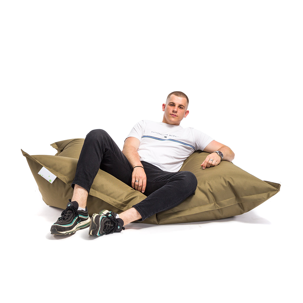 Pouf Cuscino M Poltrona Sacco in Poliestere 135x170