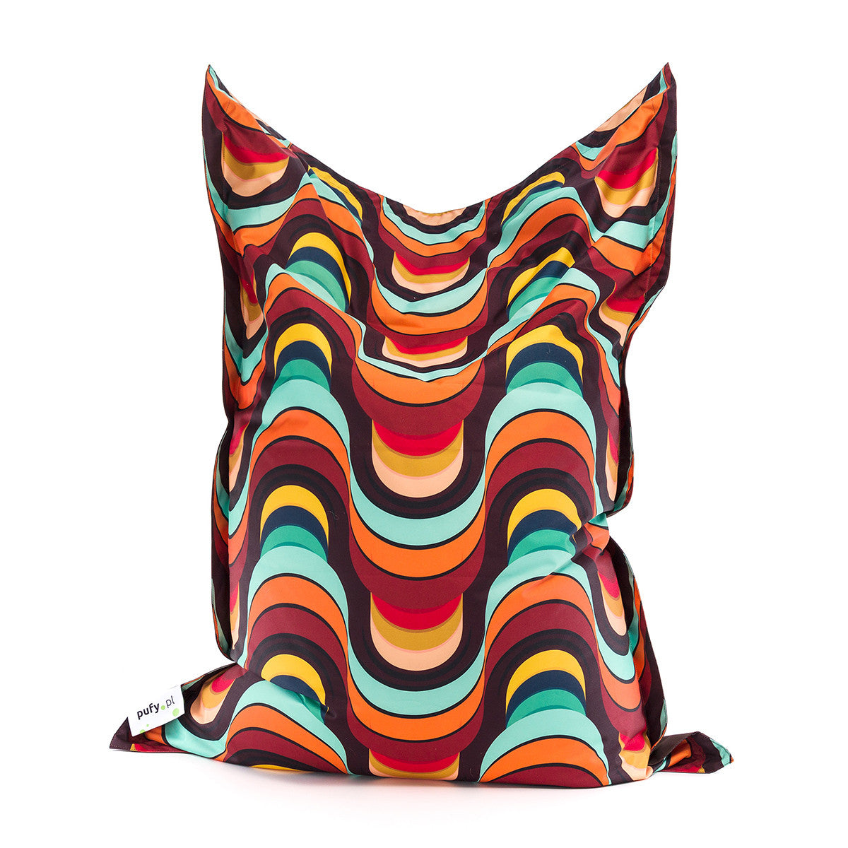 Cuscino S Pouf Poltrona Sacco in Poliestere Design Sfoderabile 100x140cm