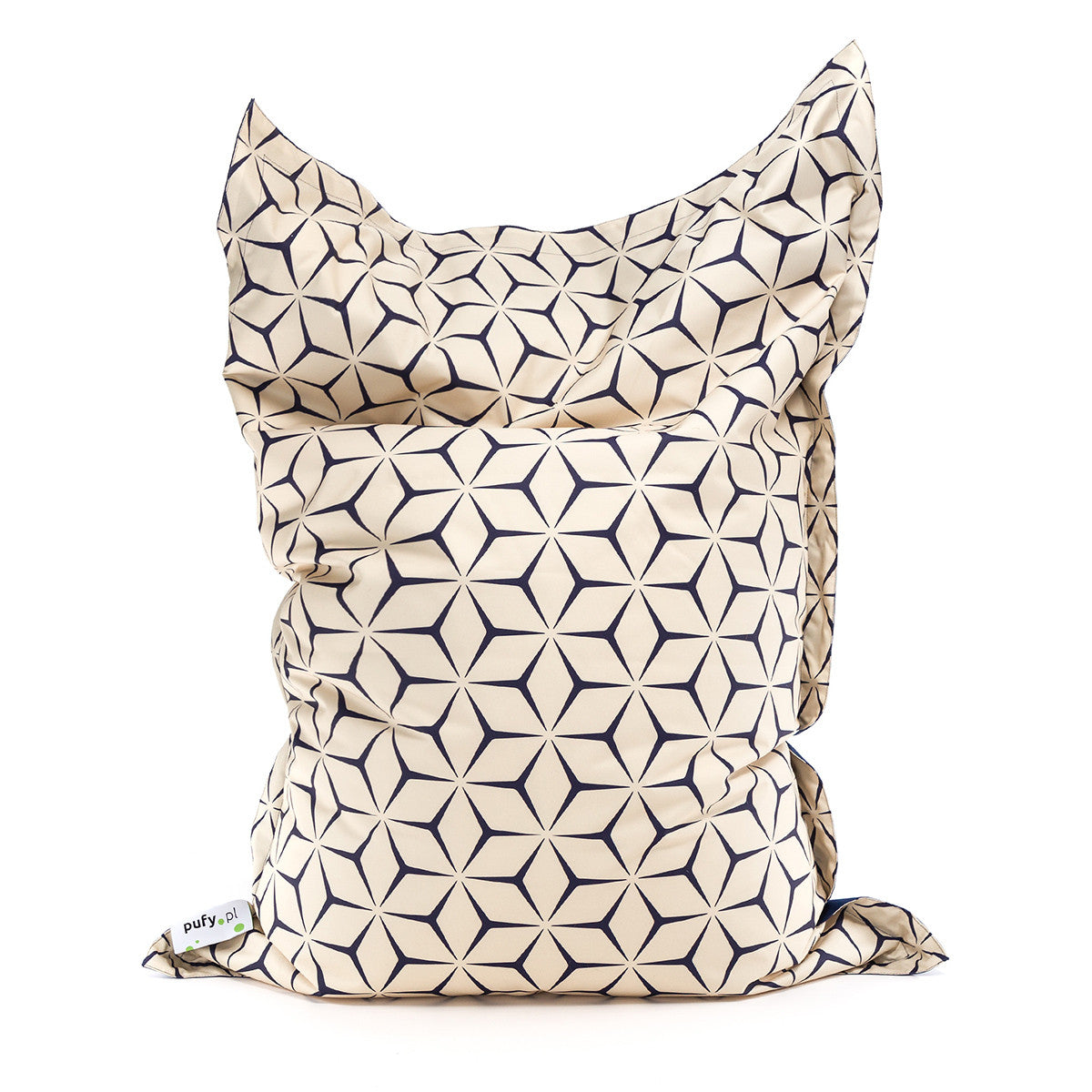 Cuscino S Pouf Poltrona Sacco in Poliestere Design Sfoderabile 100x140cm