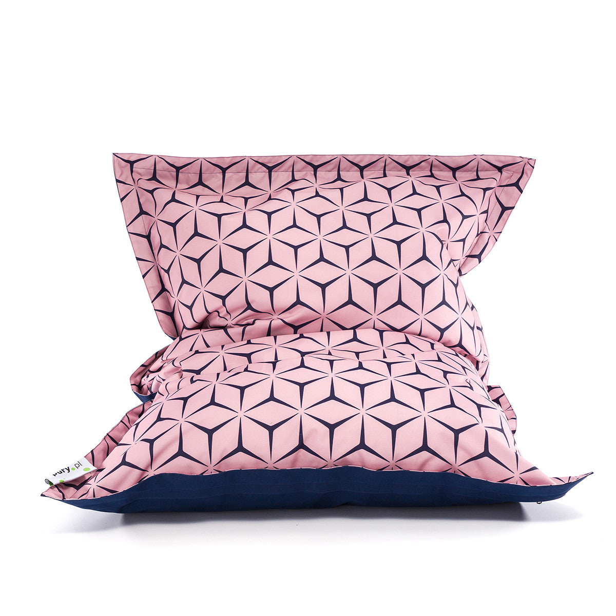 Cuscino S Pouf Poltrona Sacco in Poliestere Design Sfoderabile 100x140cm