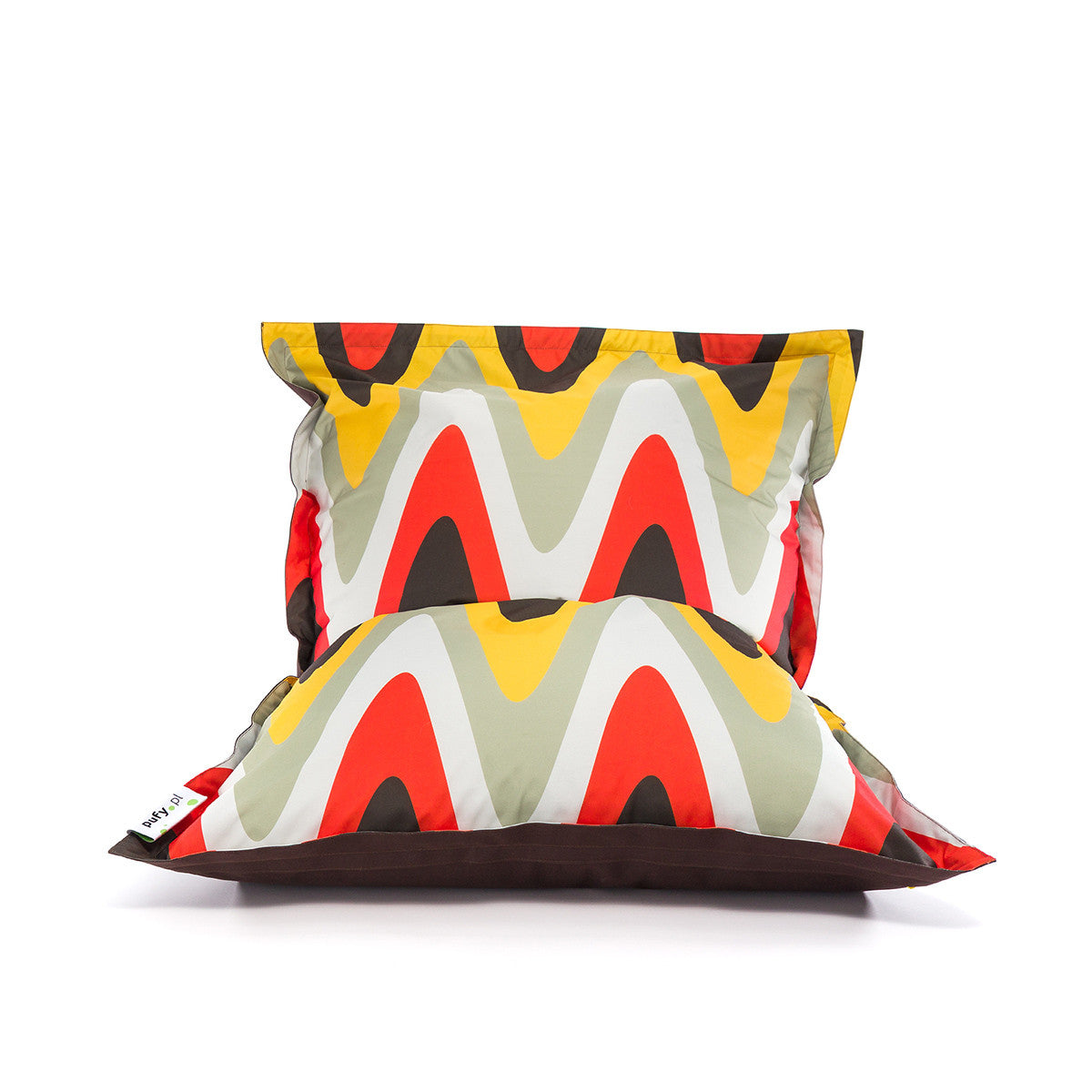 Cuscino S Pouf Poltrona Sacco in Poliestere Design Sfoderabile 100x140cm