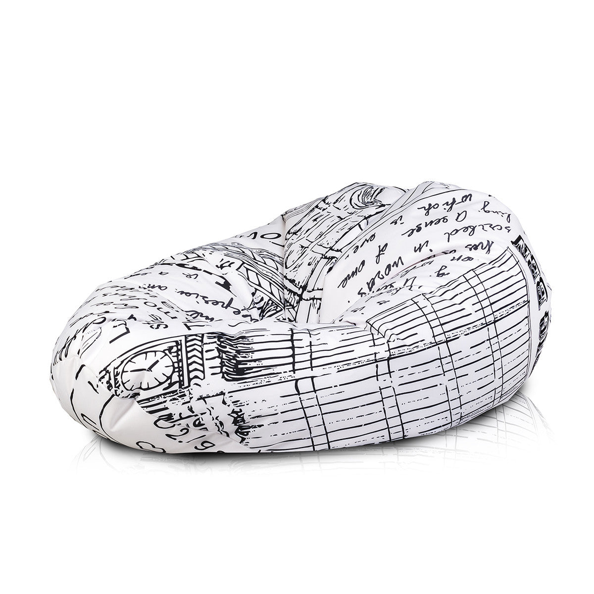 Pouf Poltrona Sacco Sfoderabile