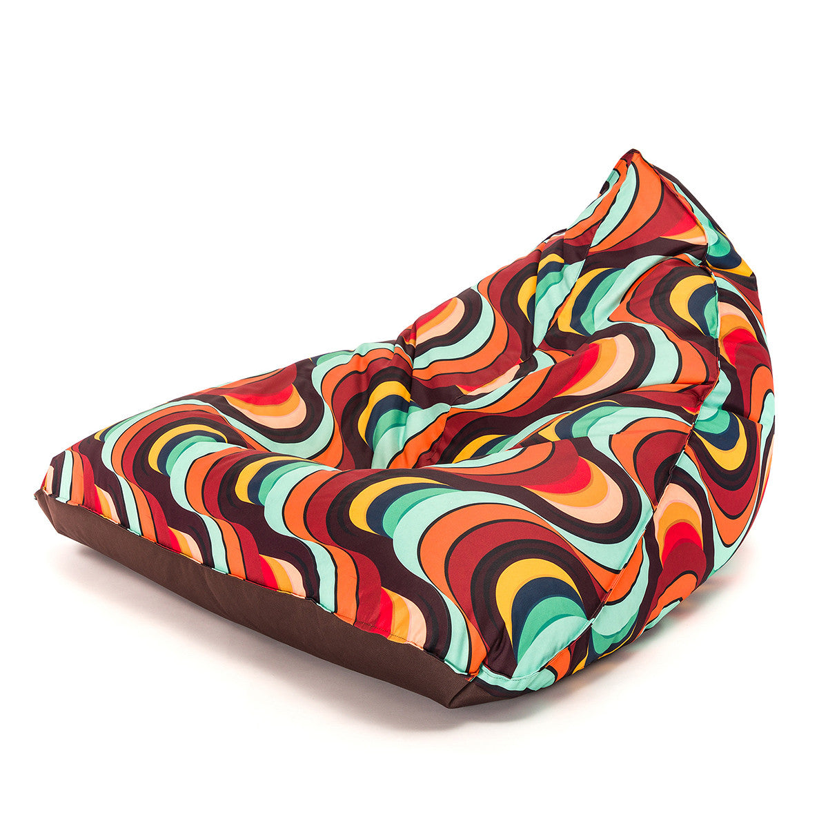 Luna Pouf Cuscino da Terra Poliestere Design Impermeabile per Esterno