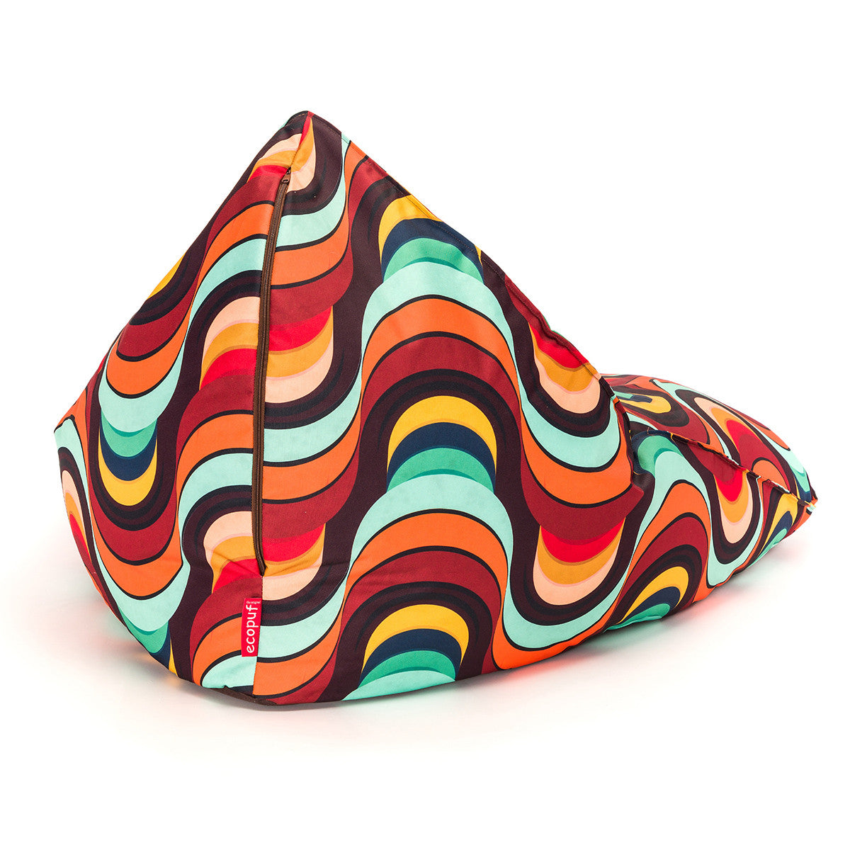 Luna Pouf Cuscino da Terra Poliestere Design Impermeabile per Esterno