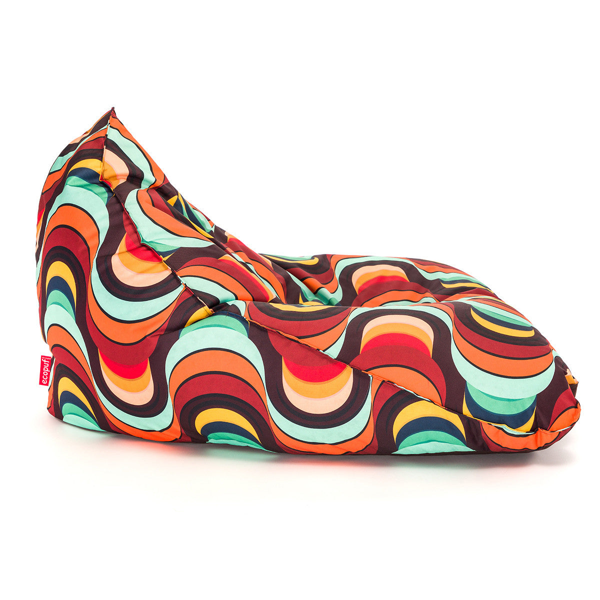 Luna Pouf Cuscino da Terra Poliestere Design Impermeabile per Esterno