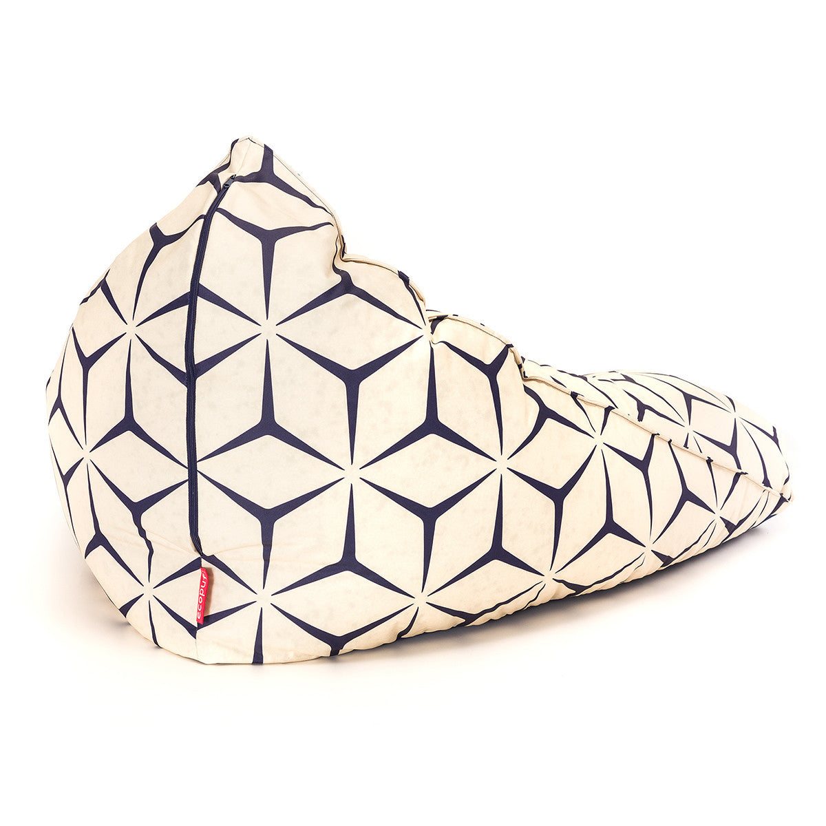 Luna Pouf Cuscino da Terra Poliestere Design Impermeabile per Esterno