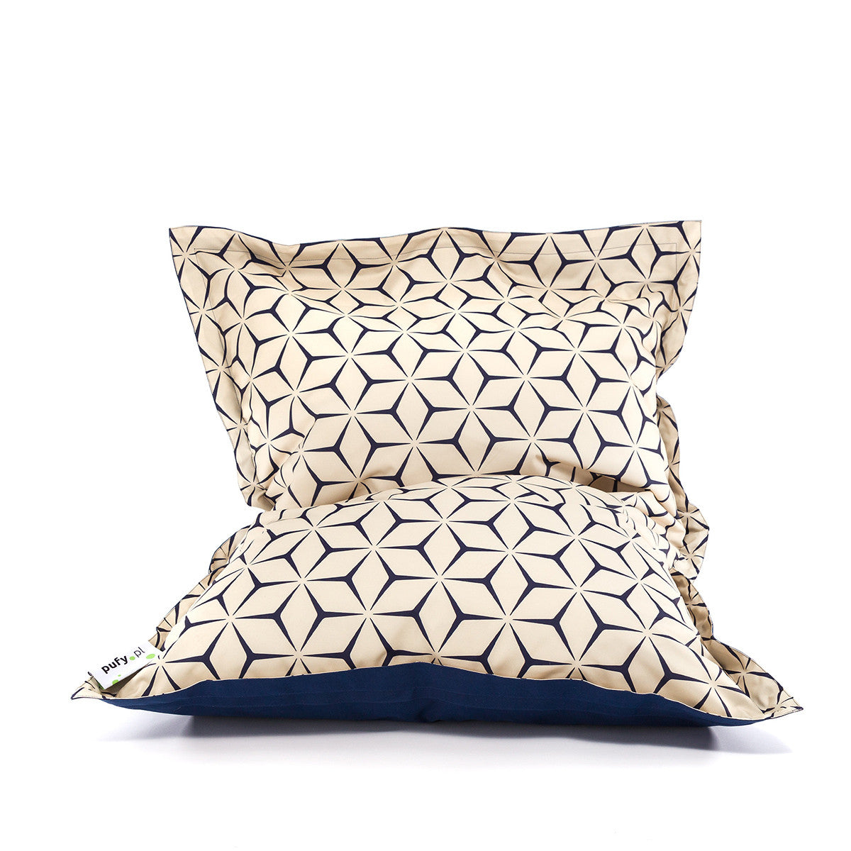 Cuscino M Pouf Poltrona Sacco in Poliestere Design Sfoderabile 135x170 cm