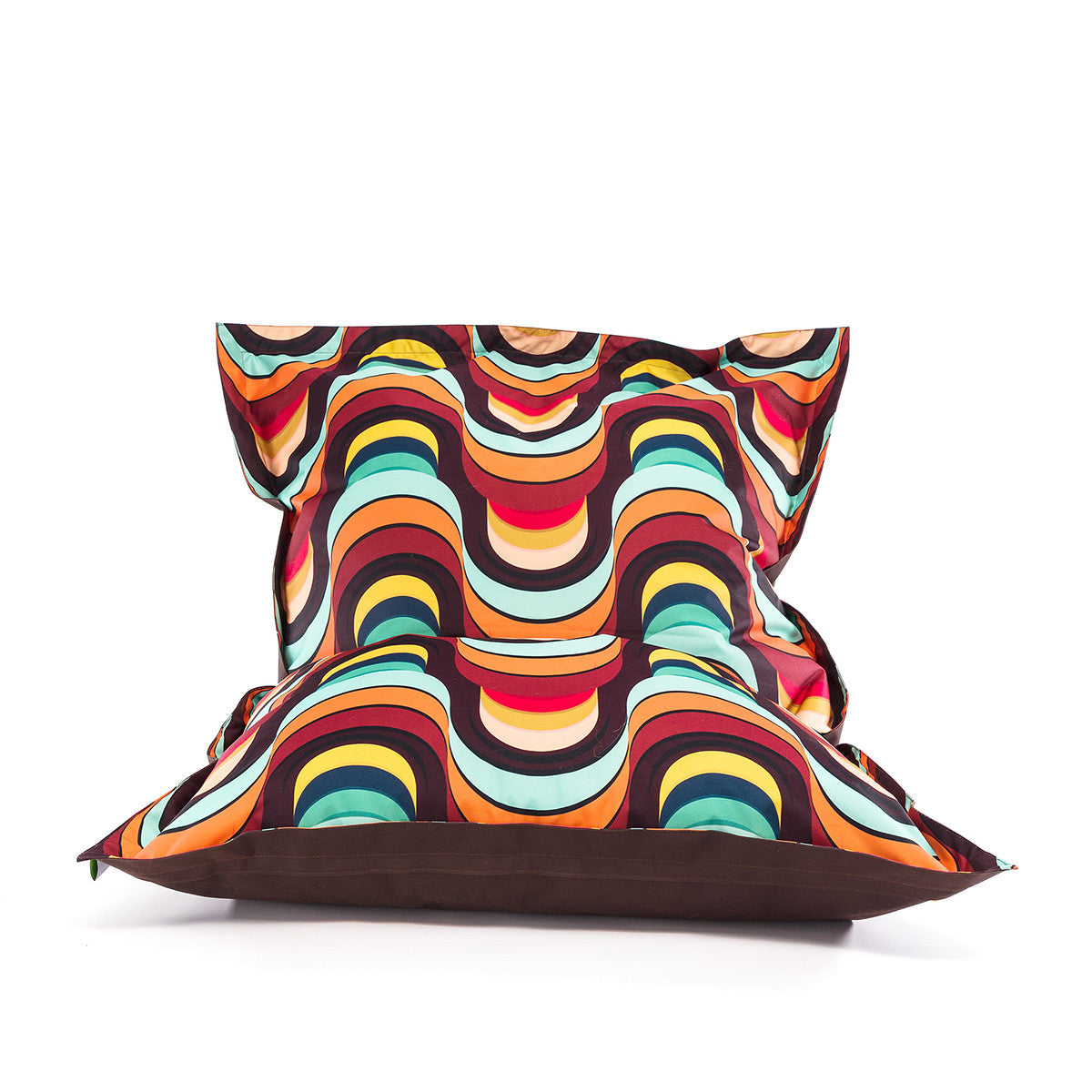 Cuscino M Pouf Poltrona Sacco in Poliestere Design Sfoderabile 135x170 cm