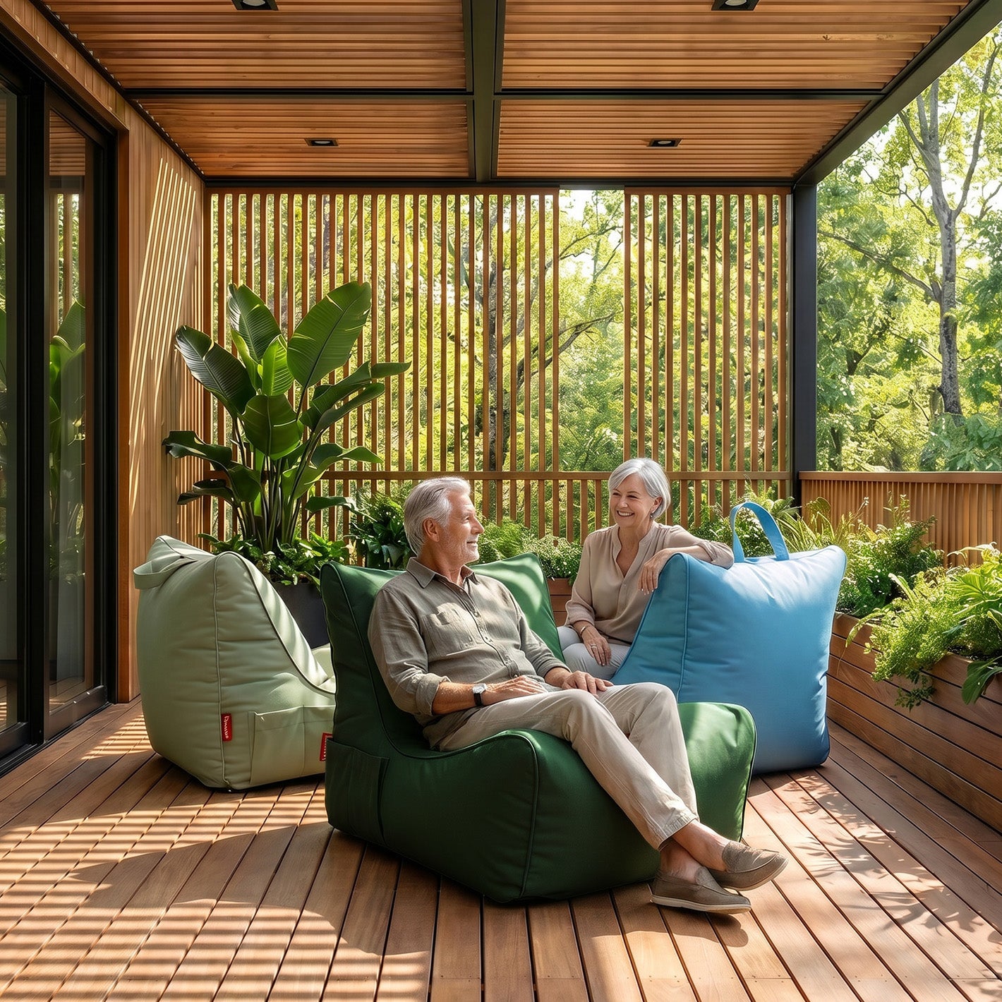 Poltrona Flavio Outdoor in Tessuto Waterproof