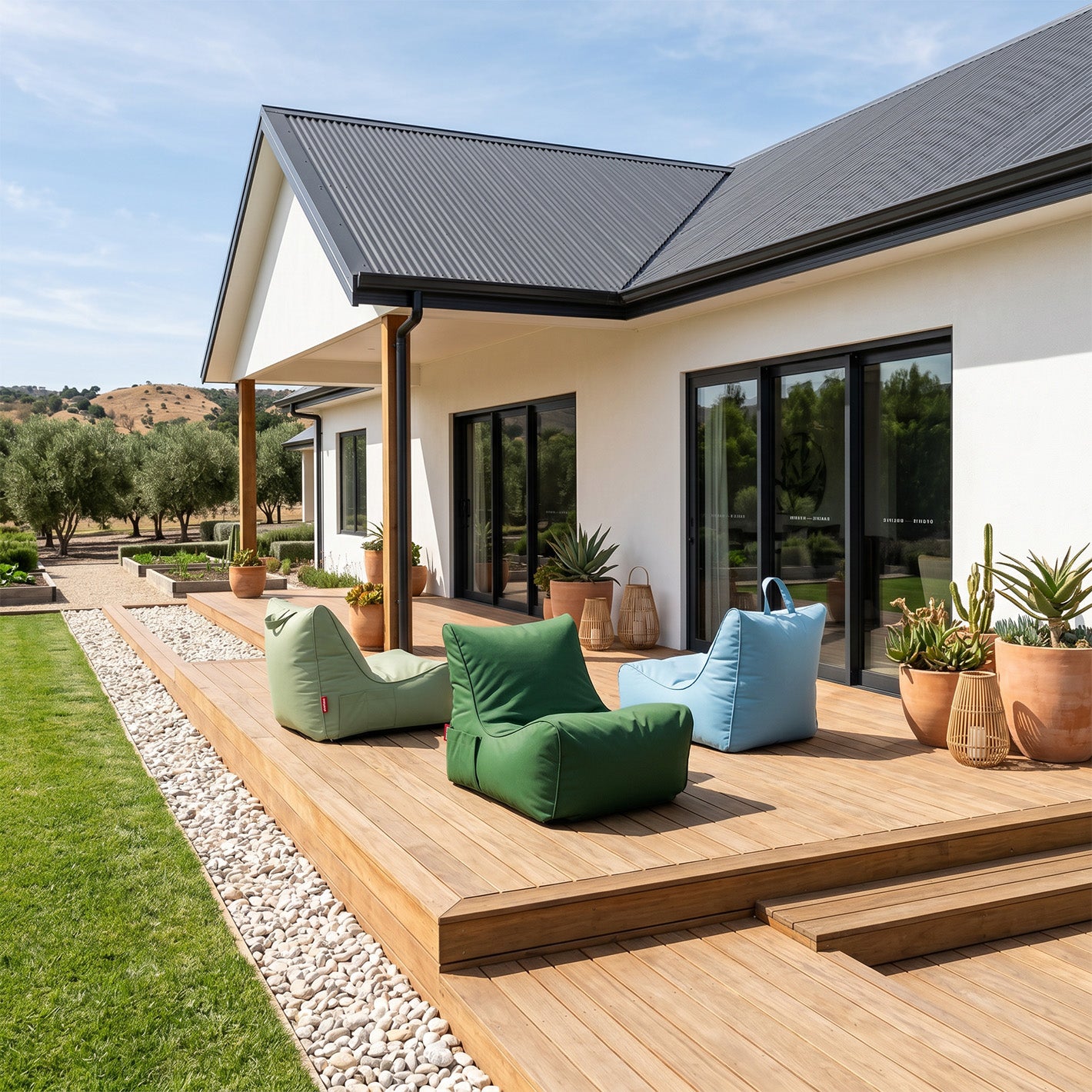 Poltrona Flavio Outdoor in Tessuto Waterproof