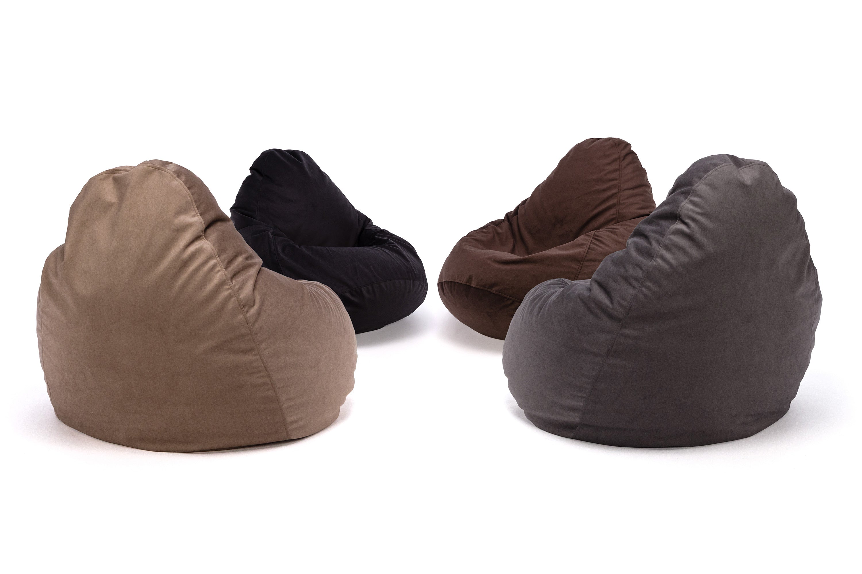 Pouf Fuzzy in Microfibra