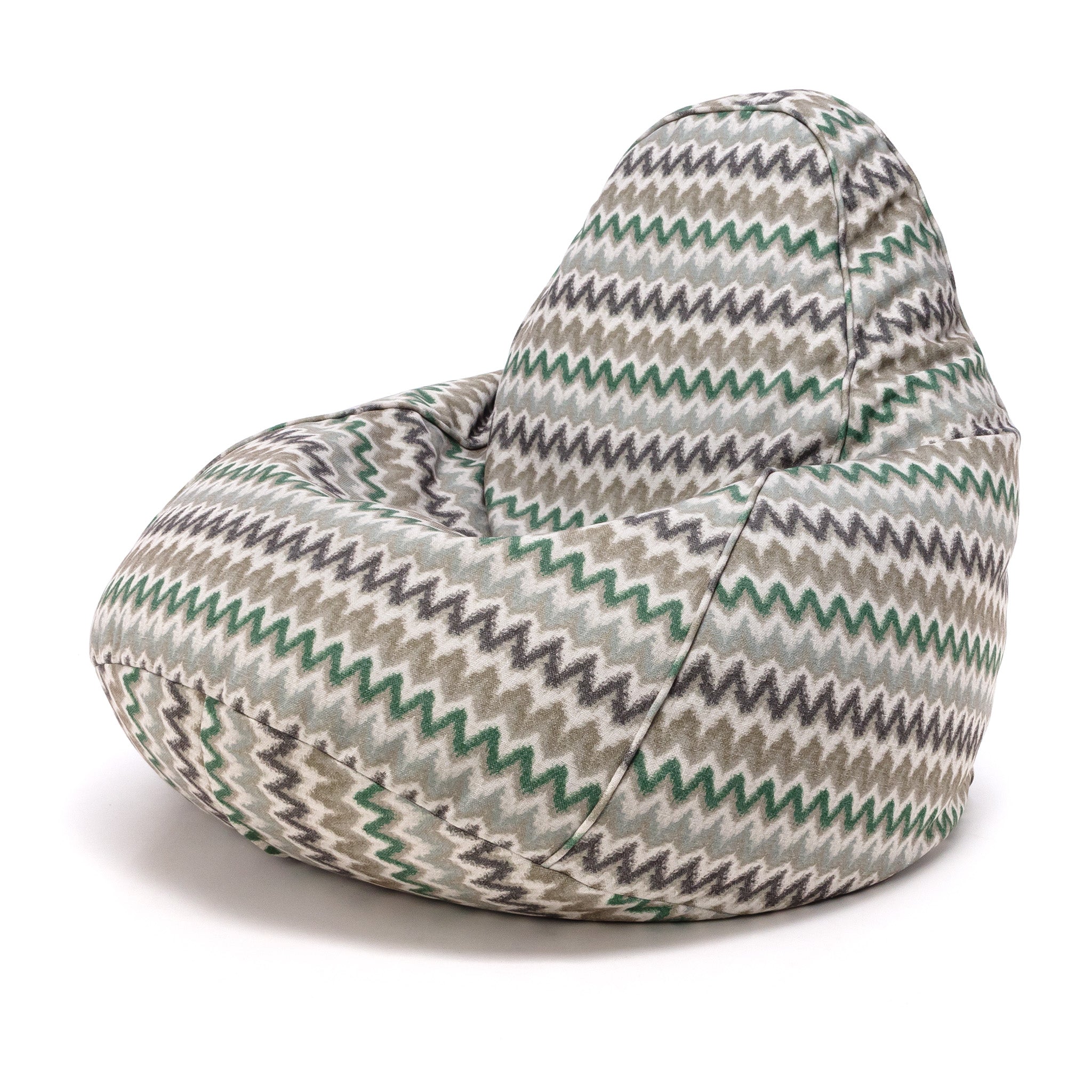 Poltrona Fuzzy Modern Lino Zigzag