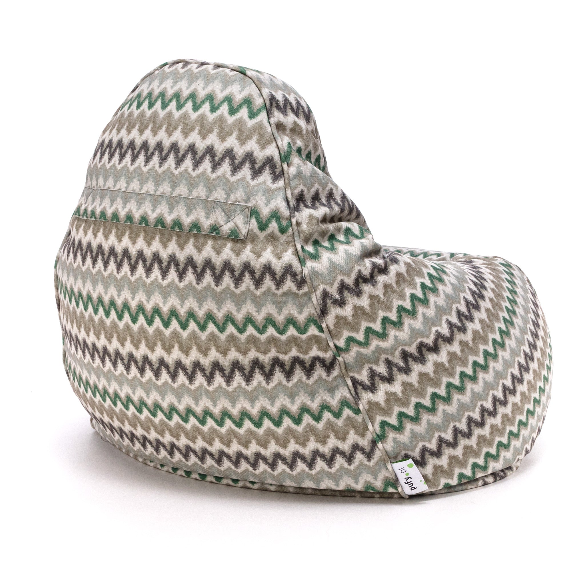 Poltrona Fuzzy Modern Lino Zigzag