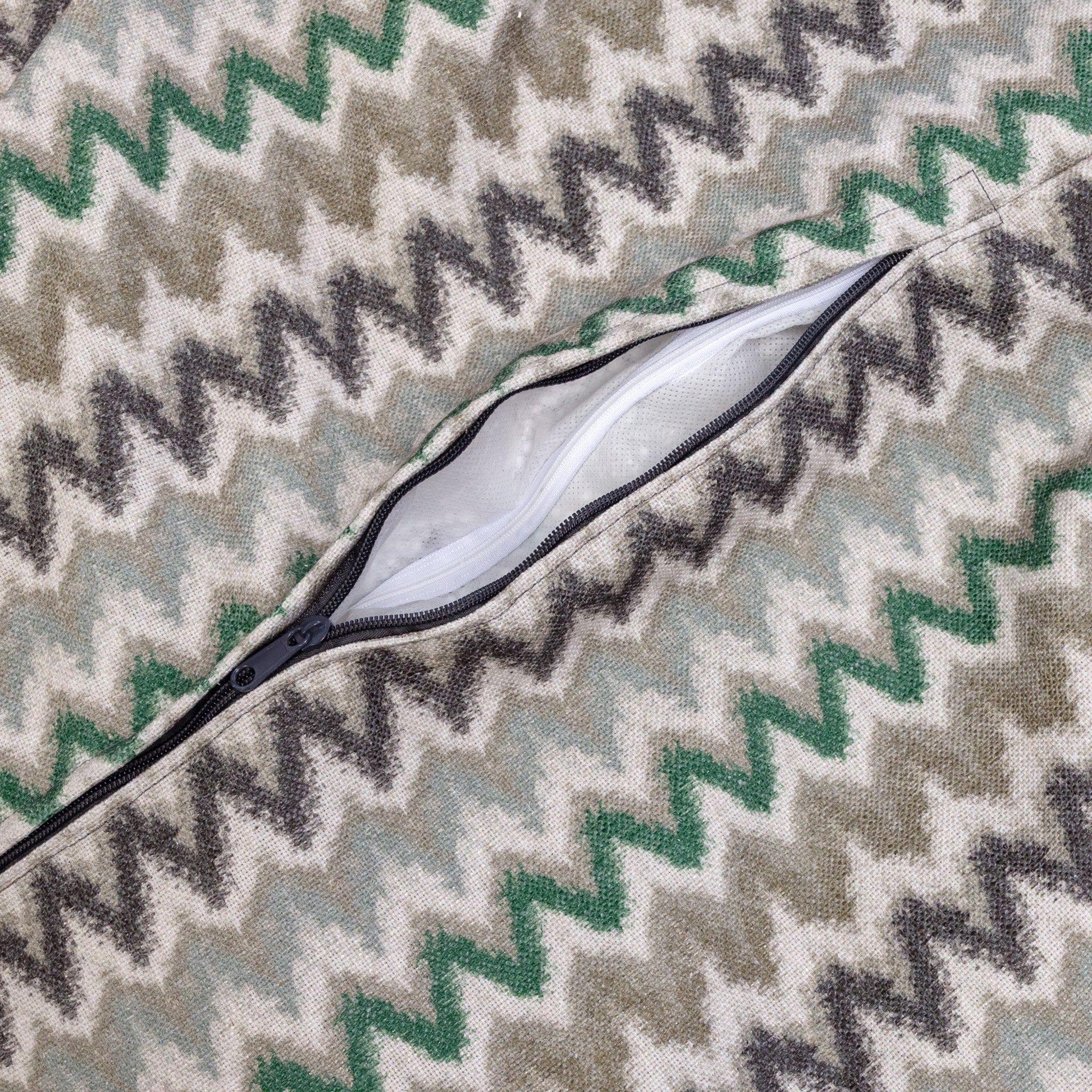 Poltrona Fuzzy Modern Lino Zigzag