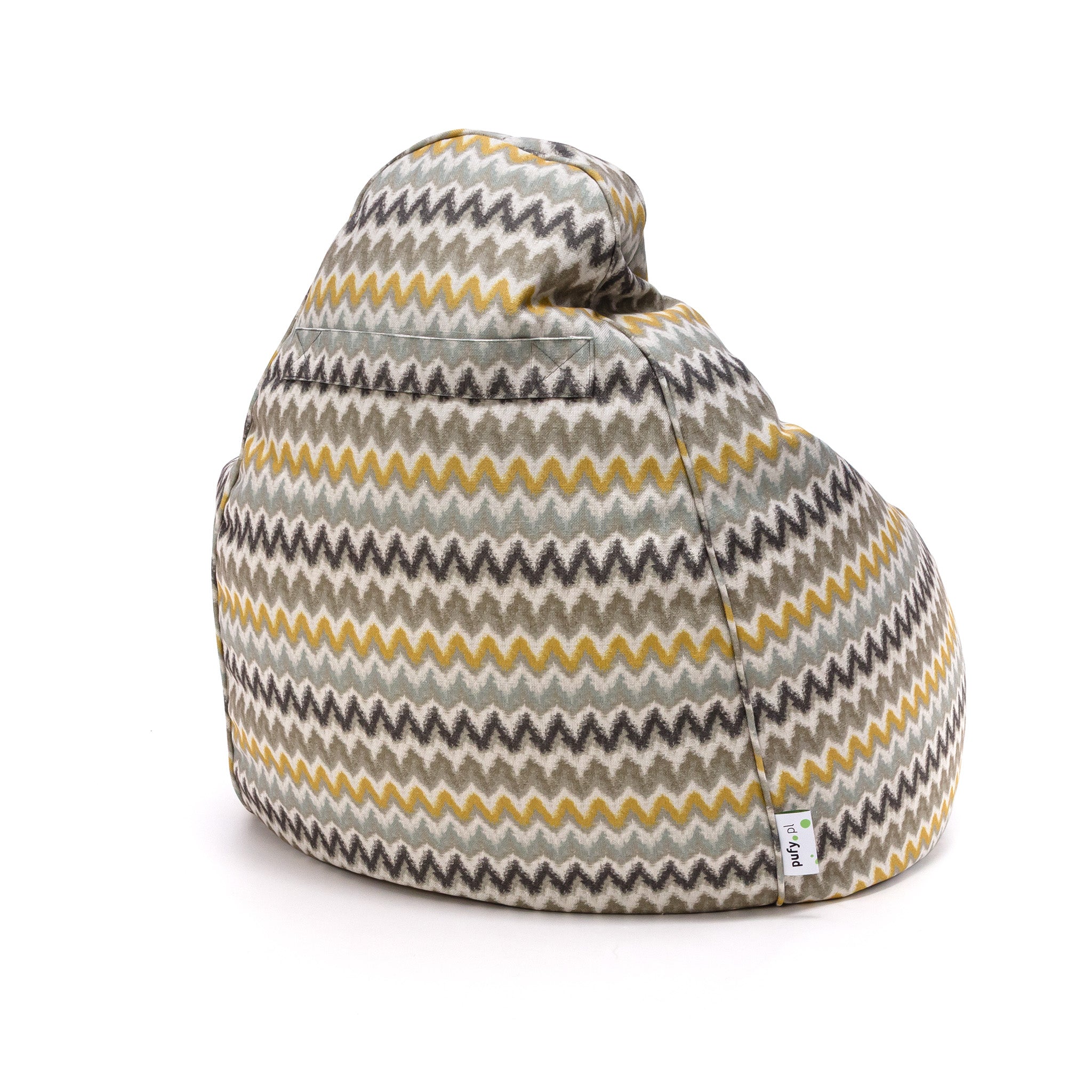 Poltrona Fuzzy Modern Lino Zigzag