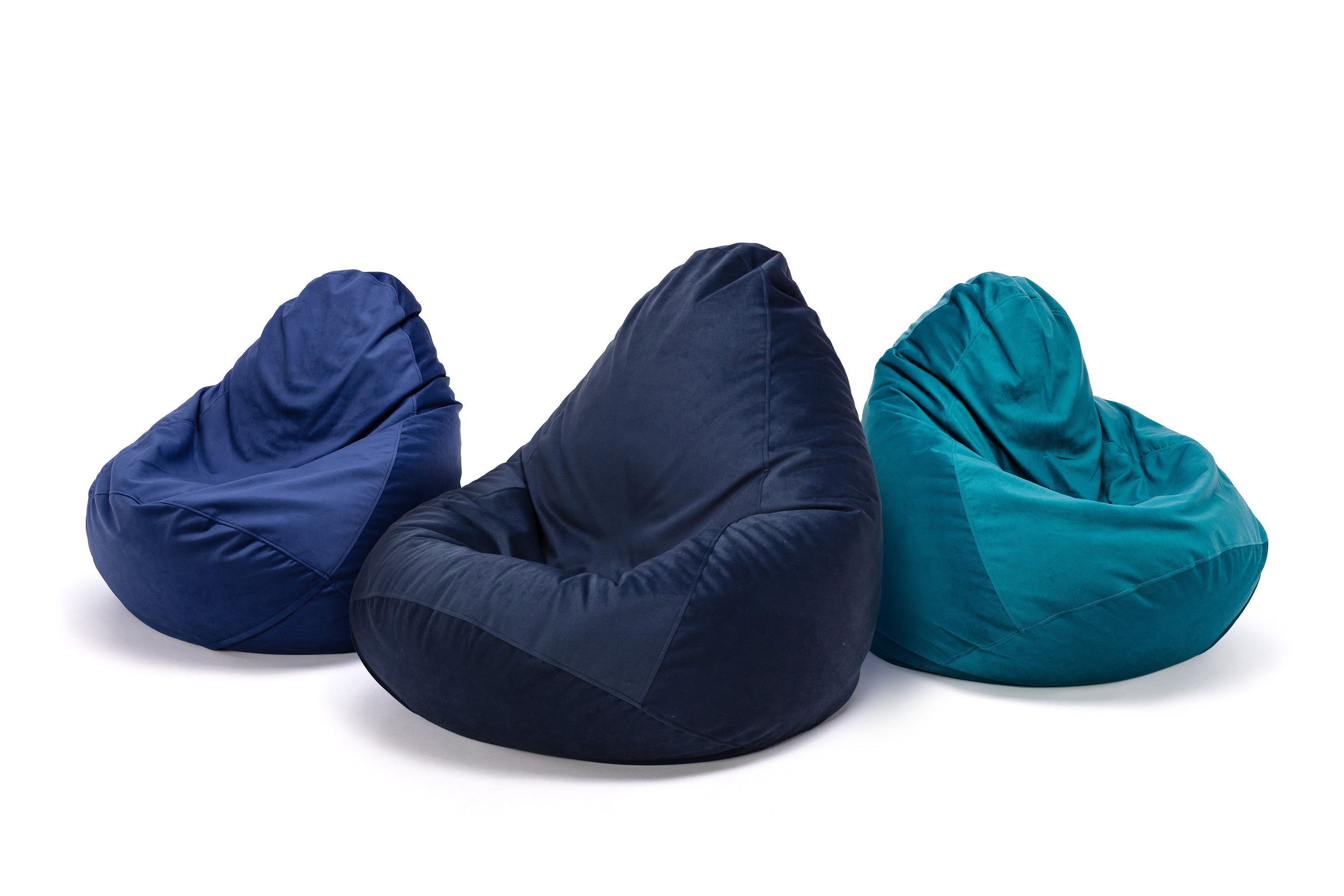 Pouf Fuzzy in Microfibra