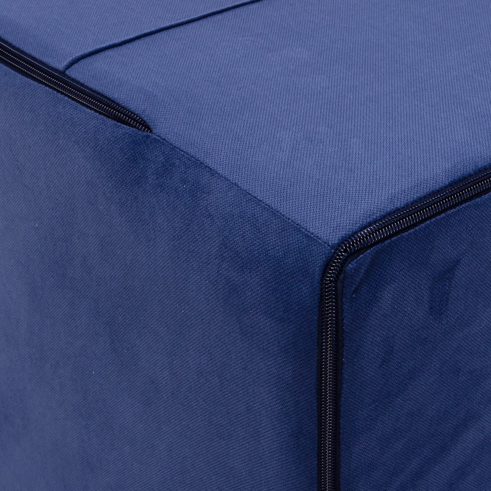 Poggiapiedi Block in Microfibra