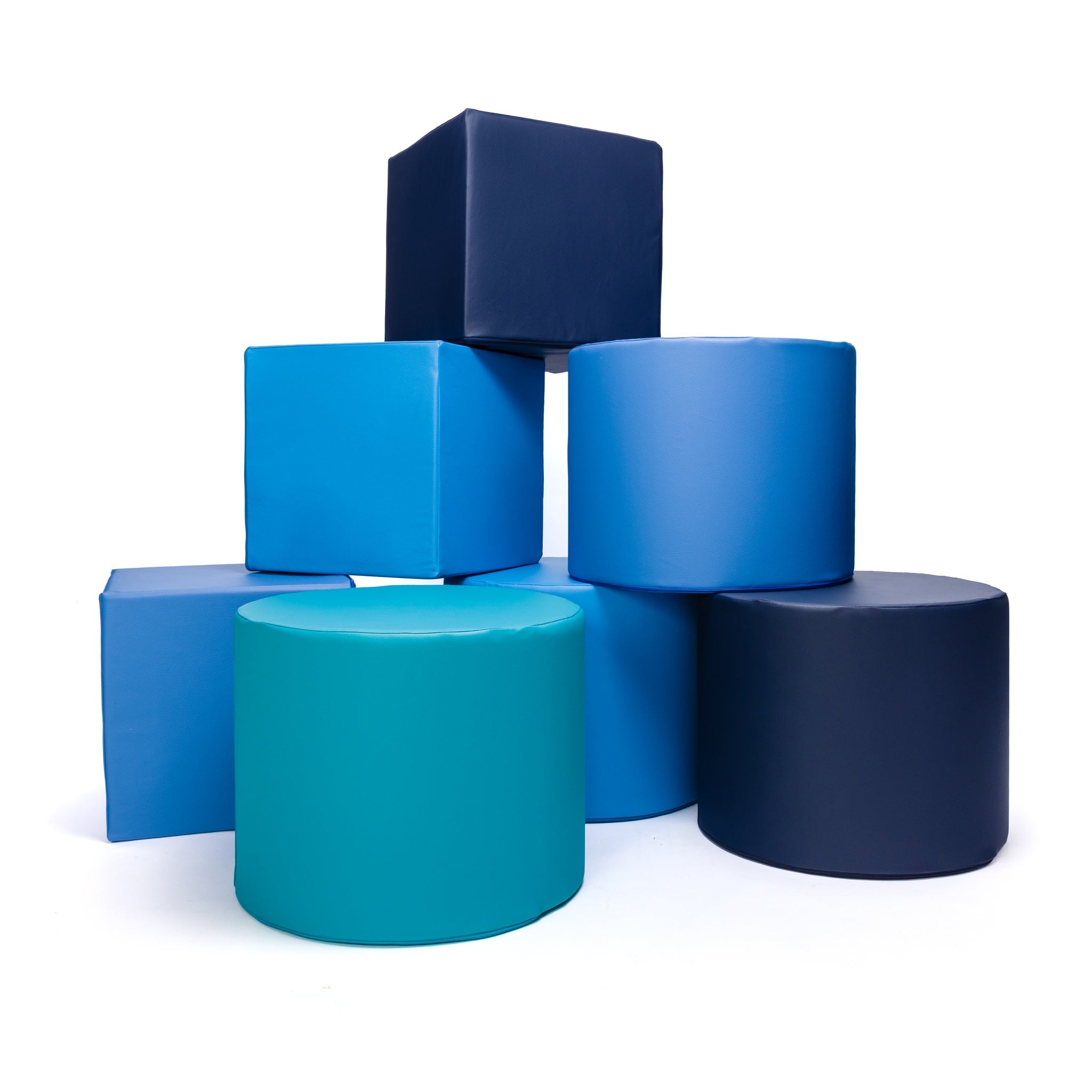 Poggiapiedi Block in Ecopelle