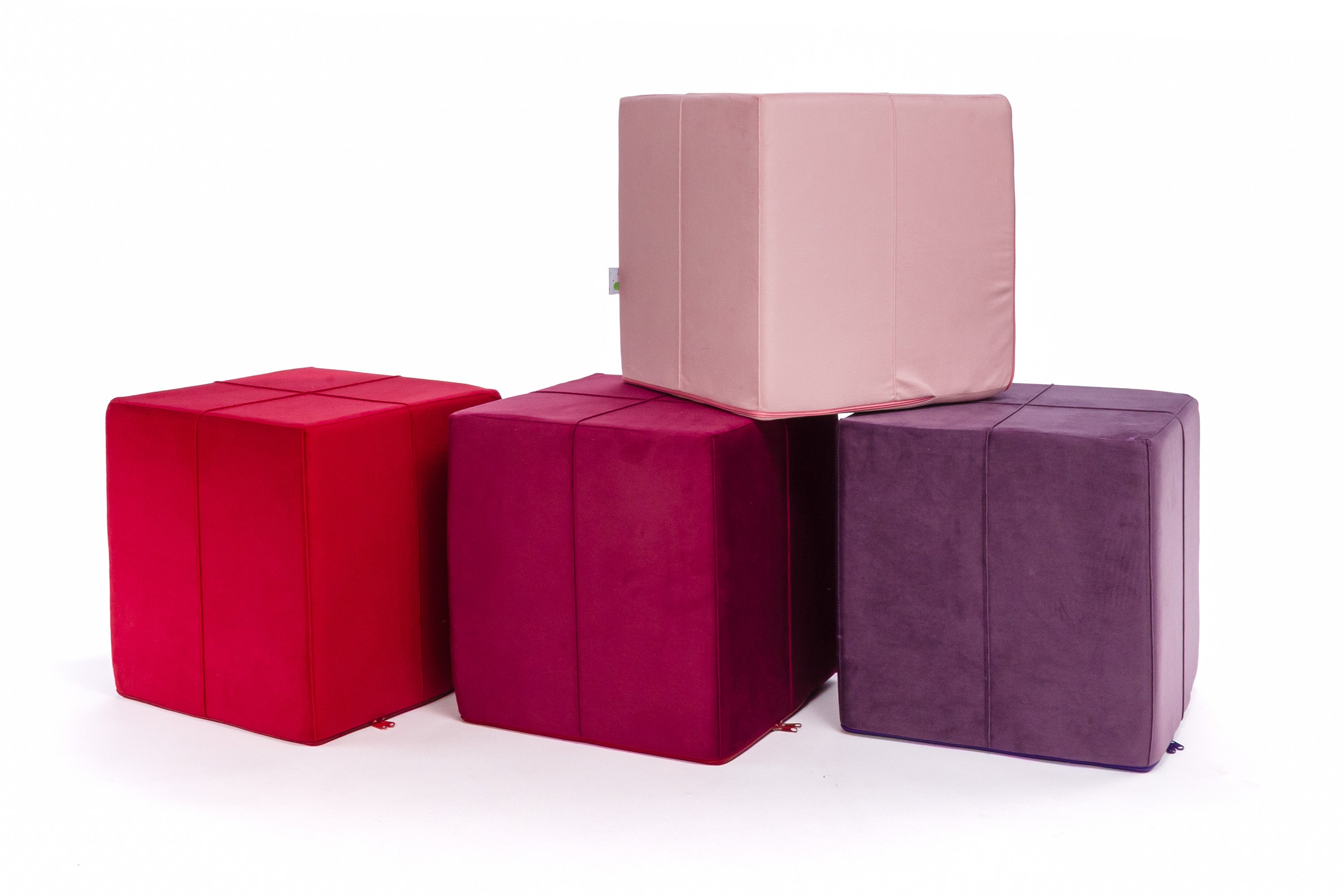 Poggiapiedi Block in Microfibra