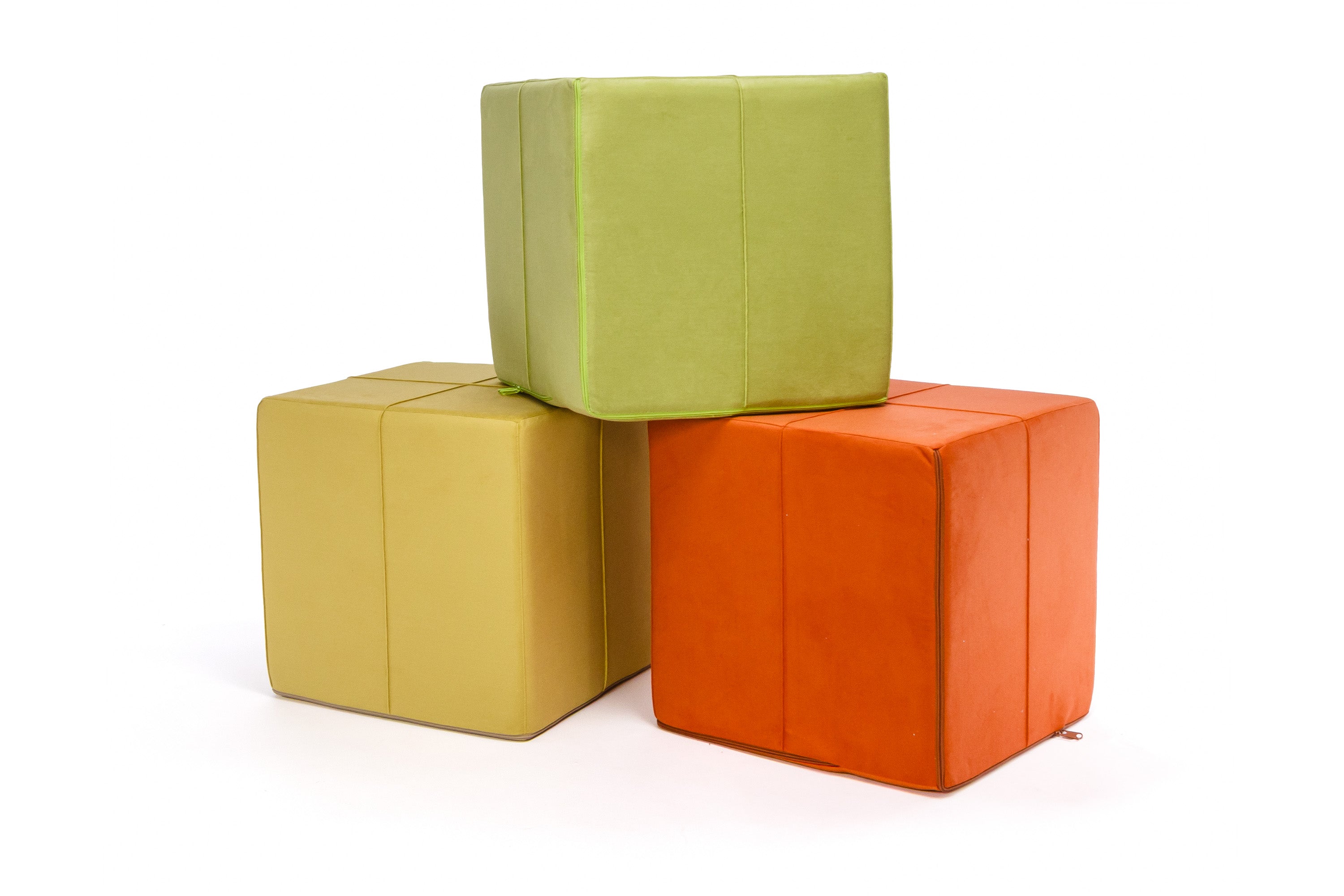 Poggiapiedi Block in Microfibra