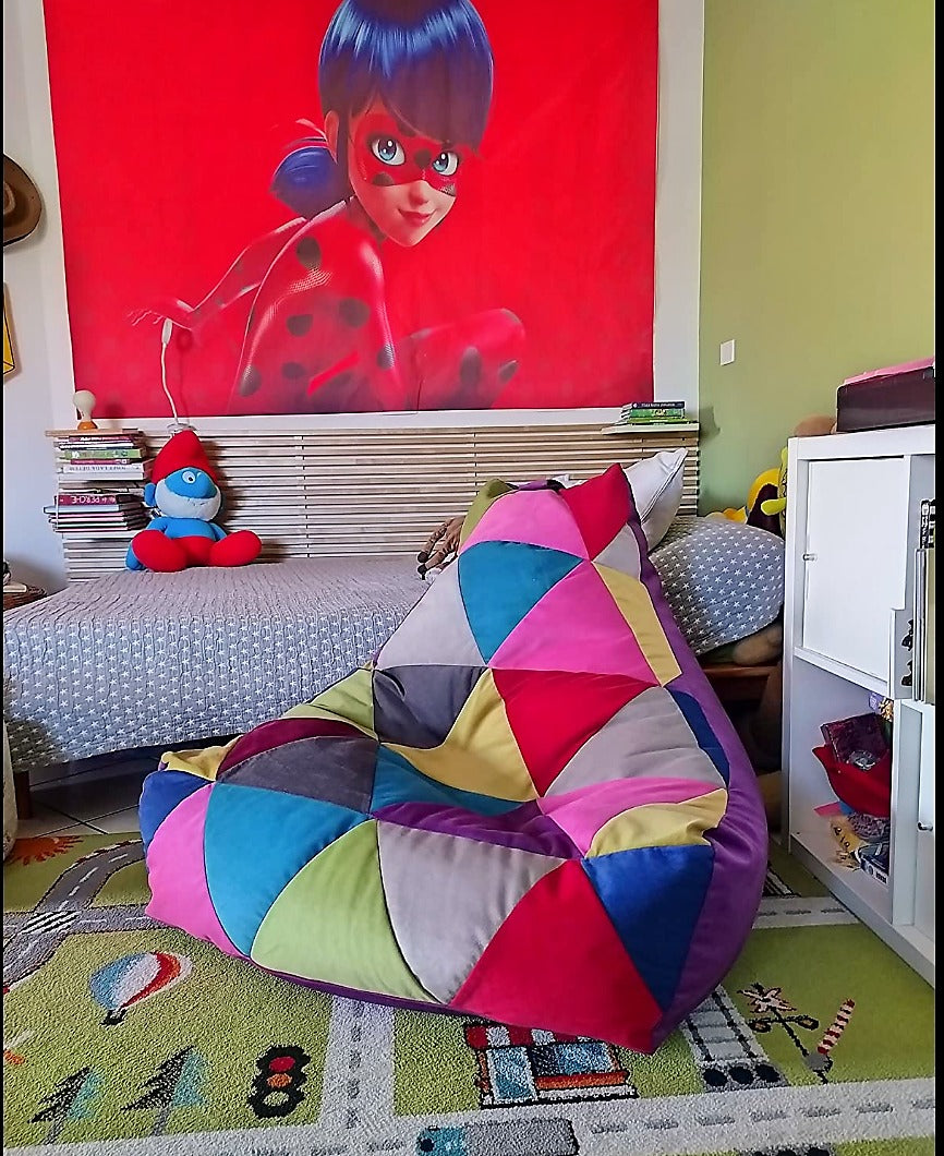 Poltrona Keiko M Mix in Microfibra
