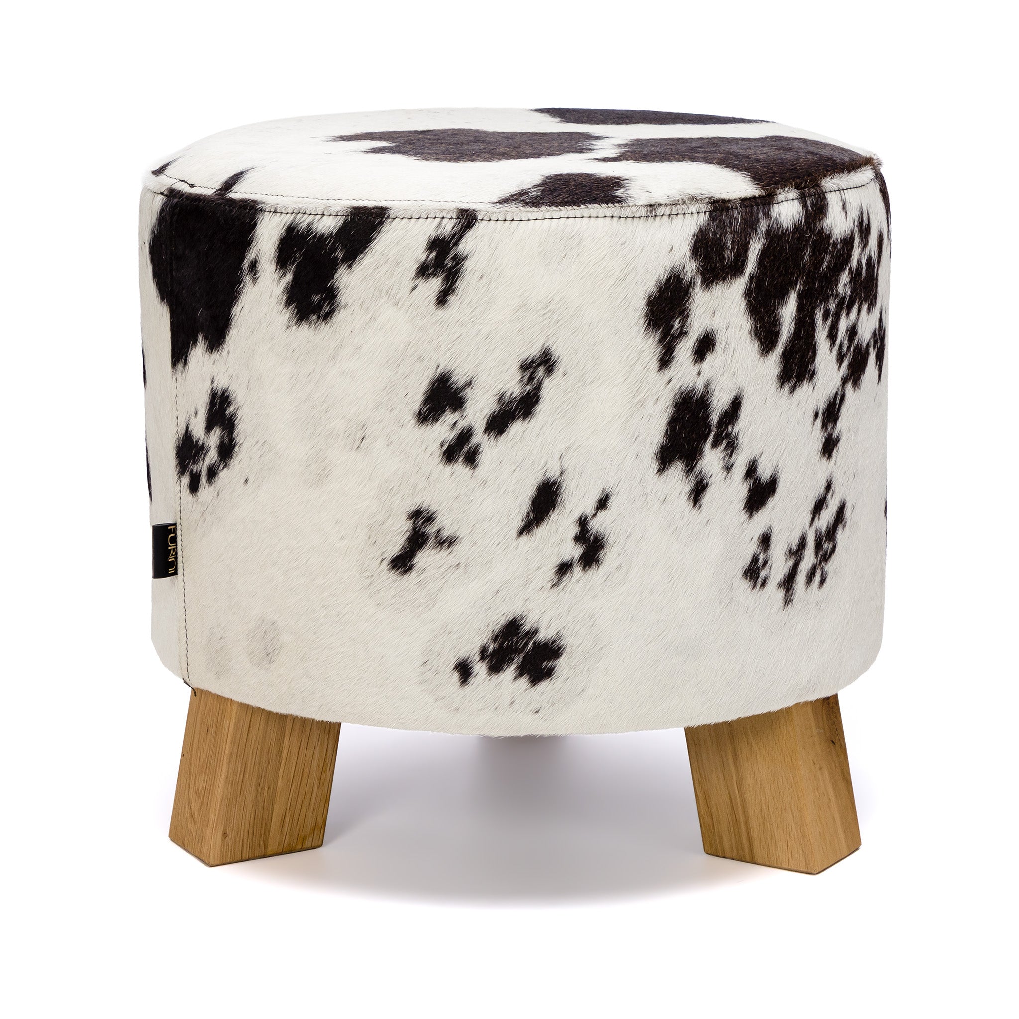 Poggiapiedi Mateo Premium in Pelle di Mucca