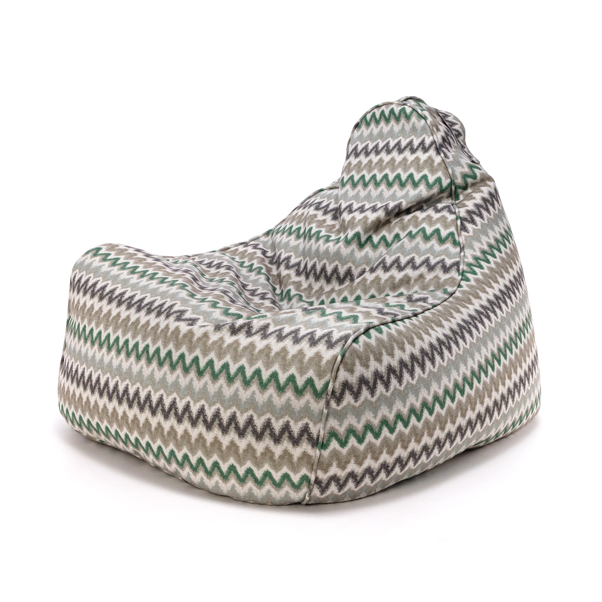 Poltrona Mini Keiko Modern Lino Zigzag