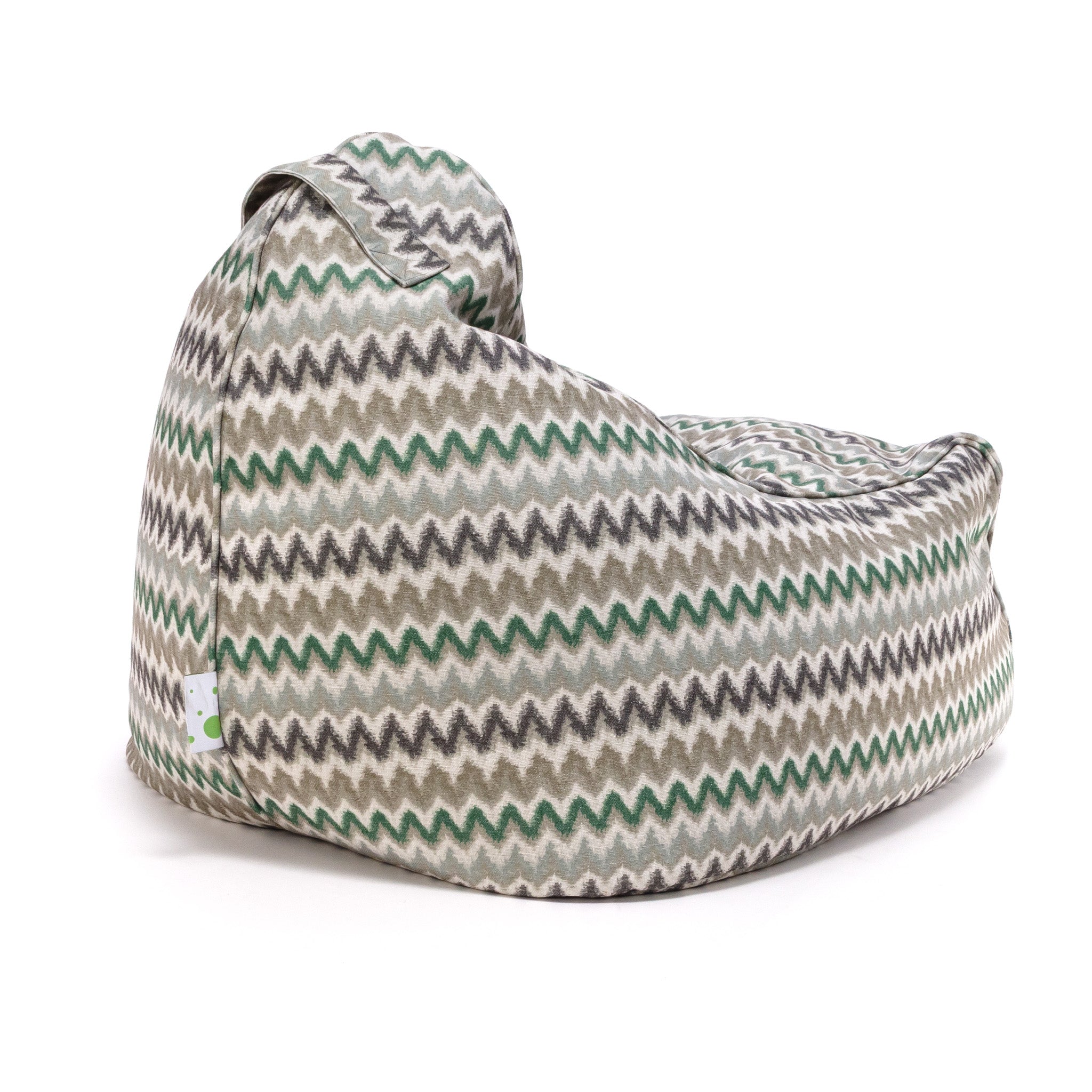 Poltrona Mini Keiko Modern Lino Zigzag