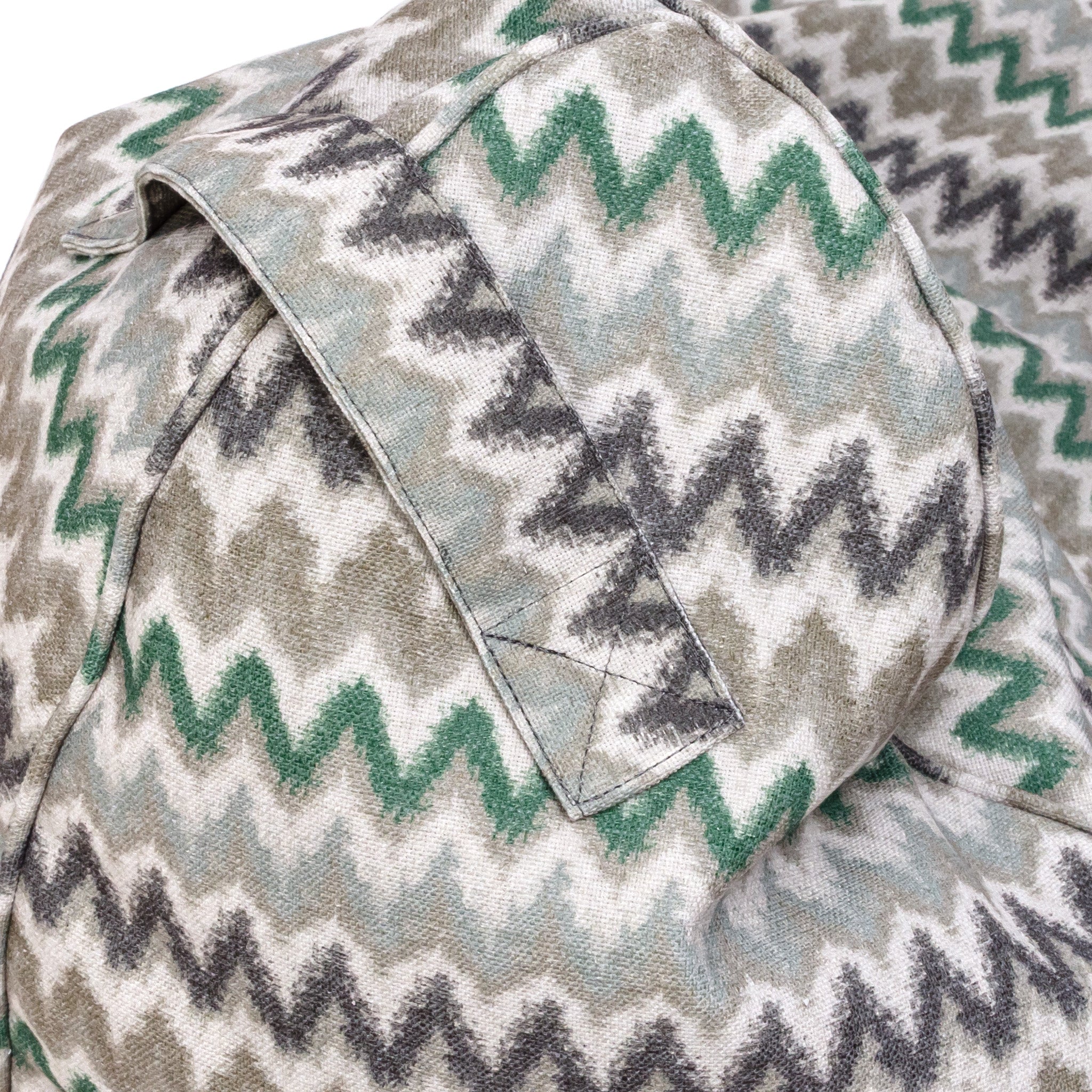 Poltrona Mini Keiko Modern Lino Zigzag