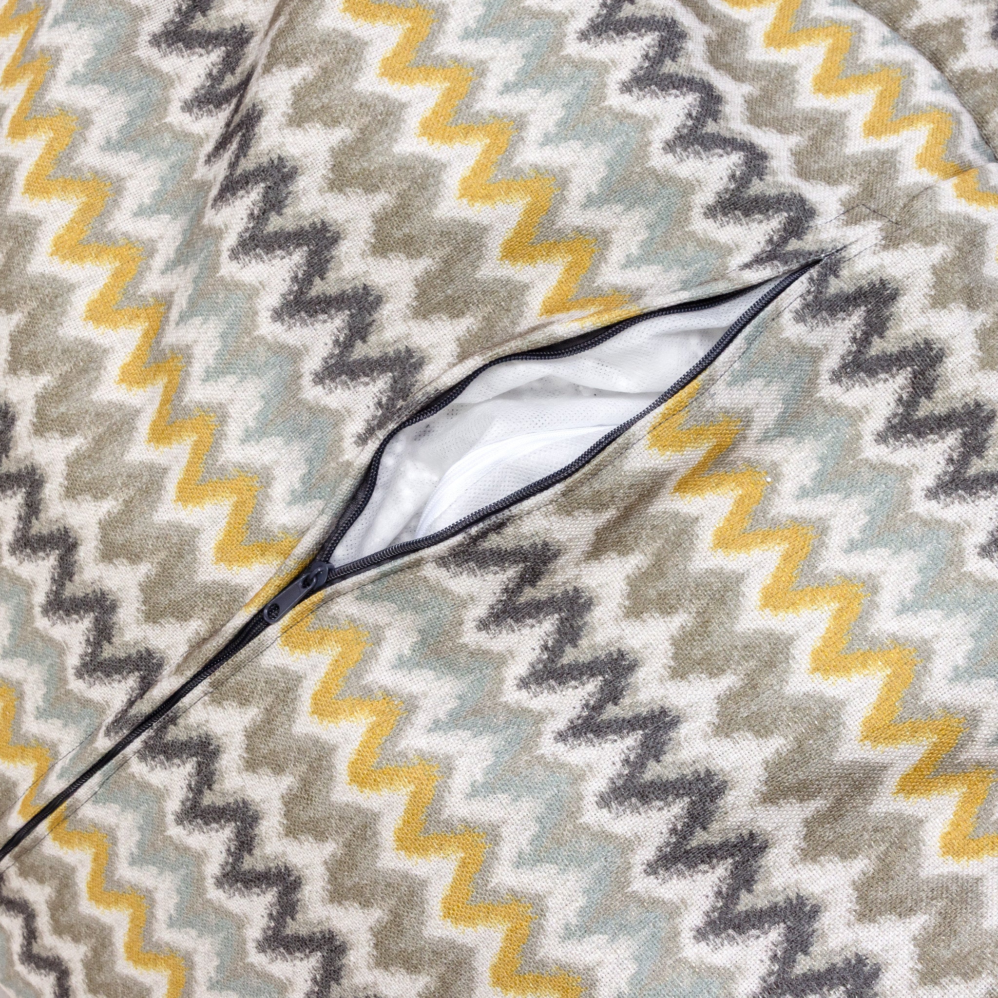 Poltrona Mini Keiko Modern Lino Zigzag