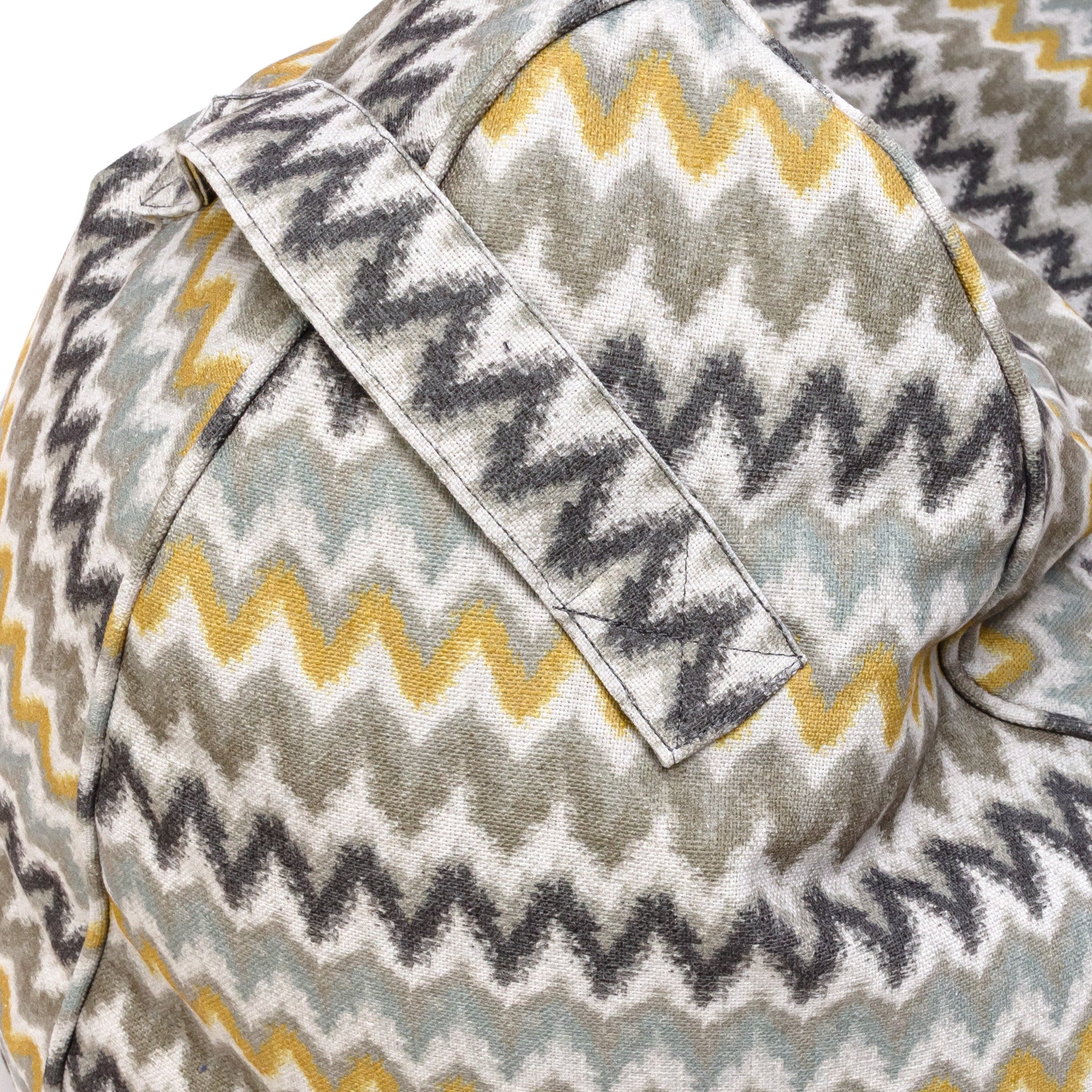 Poltrona Mini Keiko Modern Lino Zigzag