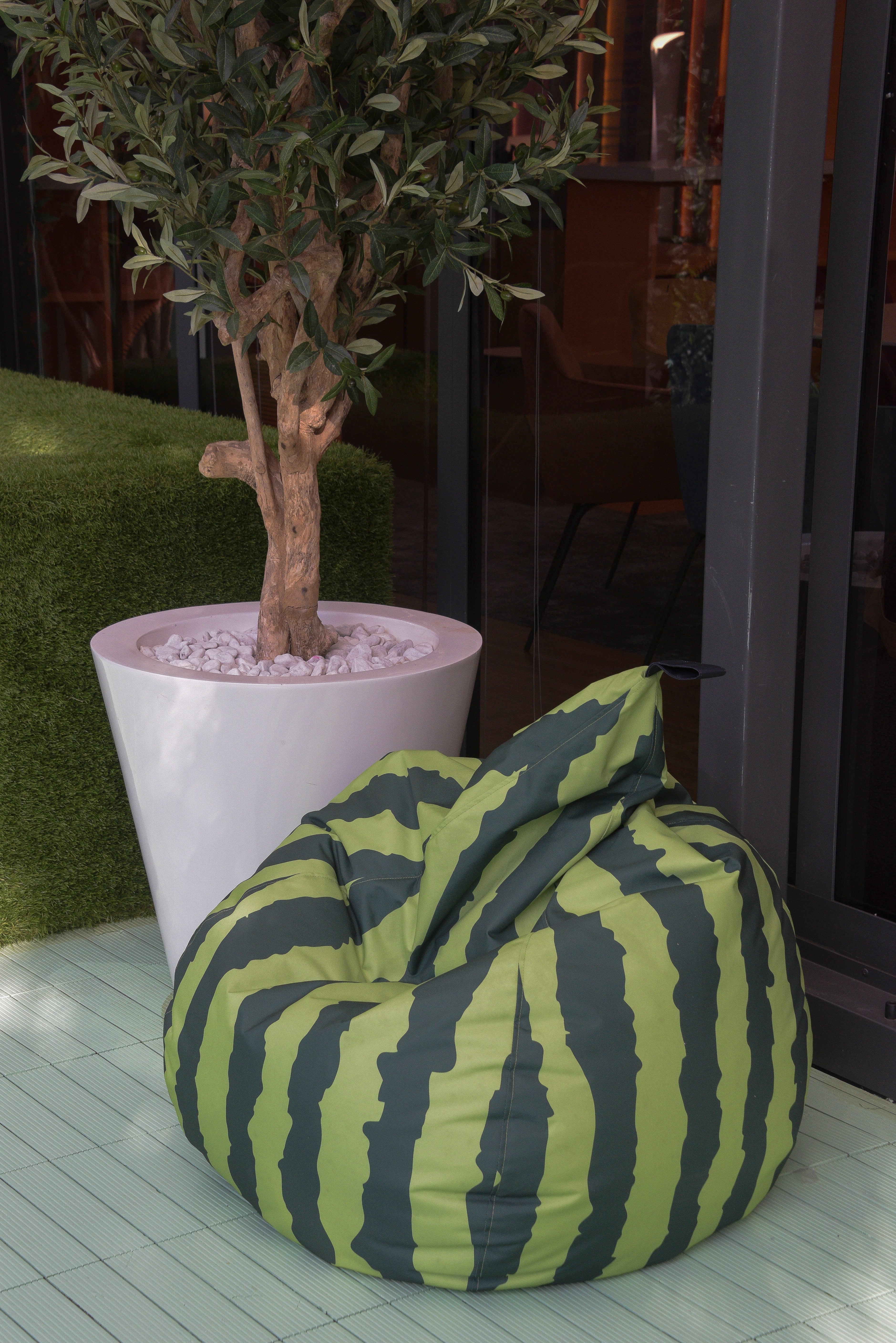 Pouf moderno per arredamento casa