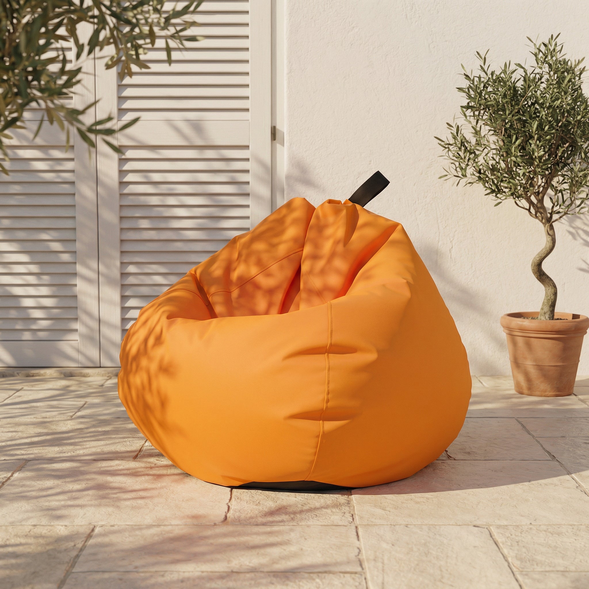 Pouf Oscar Outdoor in Tessuto Waterproof