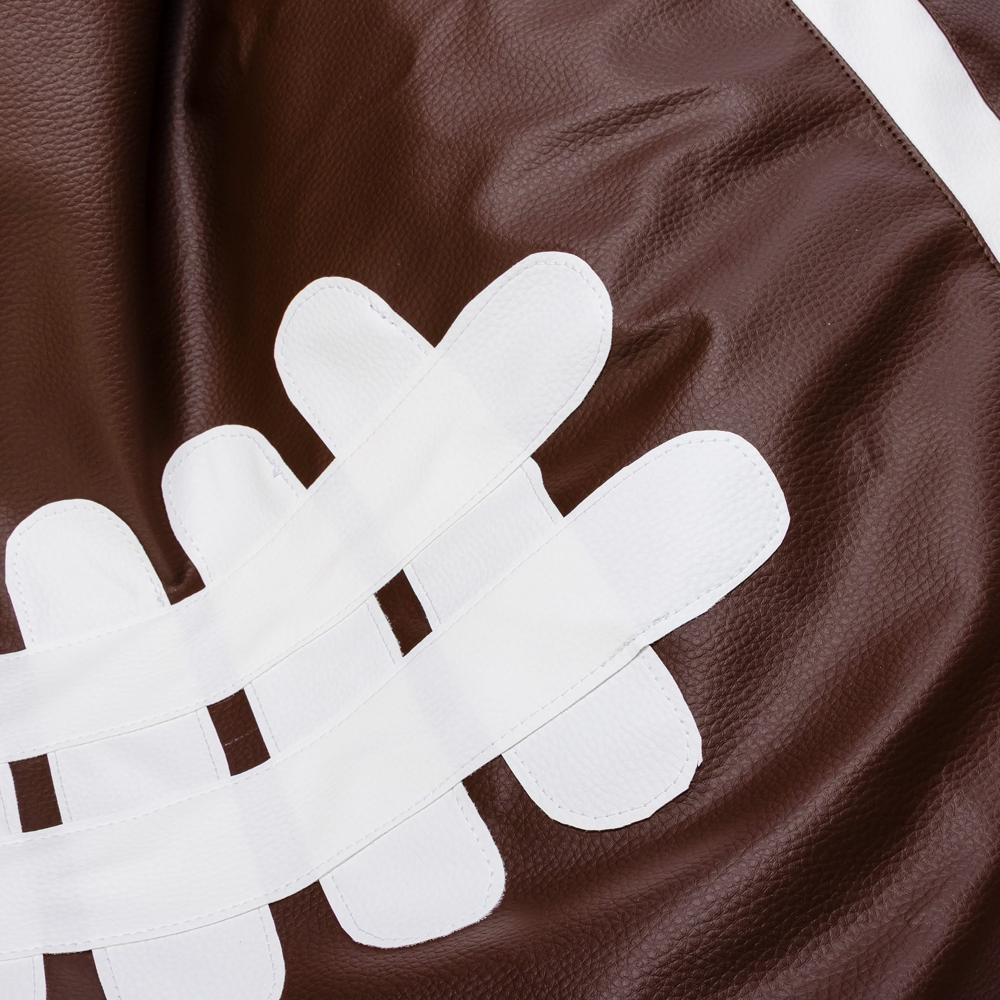 Pouf Rugby in Ecopelle