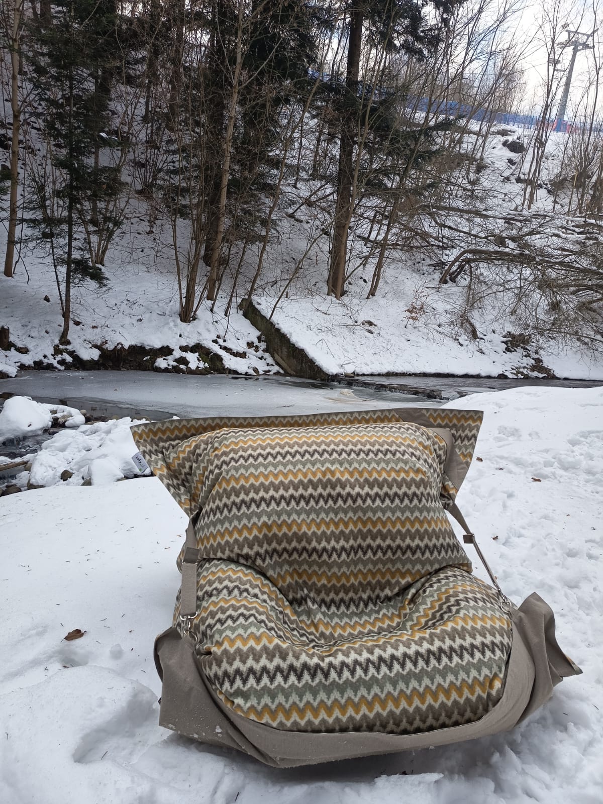 Pouf Cuscino Classic Outdoor Zigzag