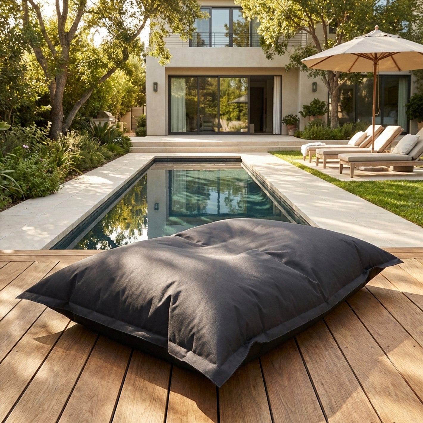 Pouf Cuscino M Outdoor in Tessuto Waterproof