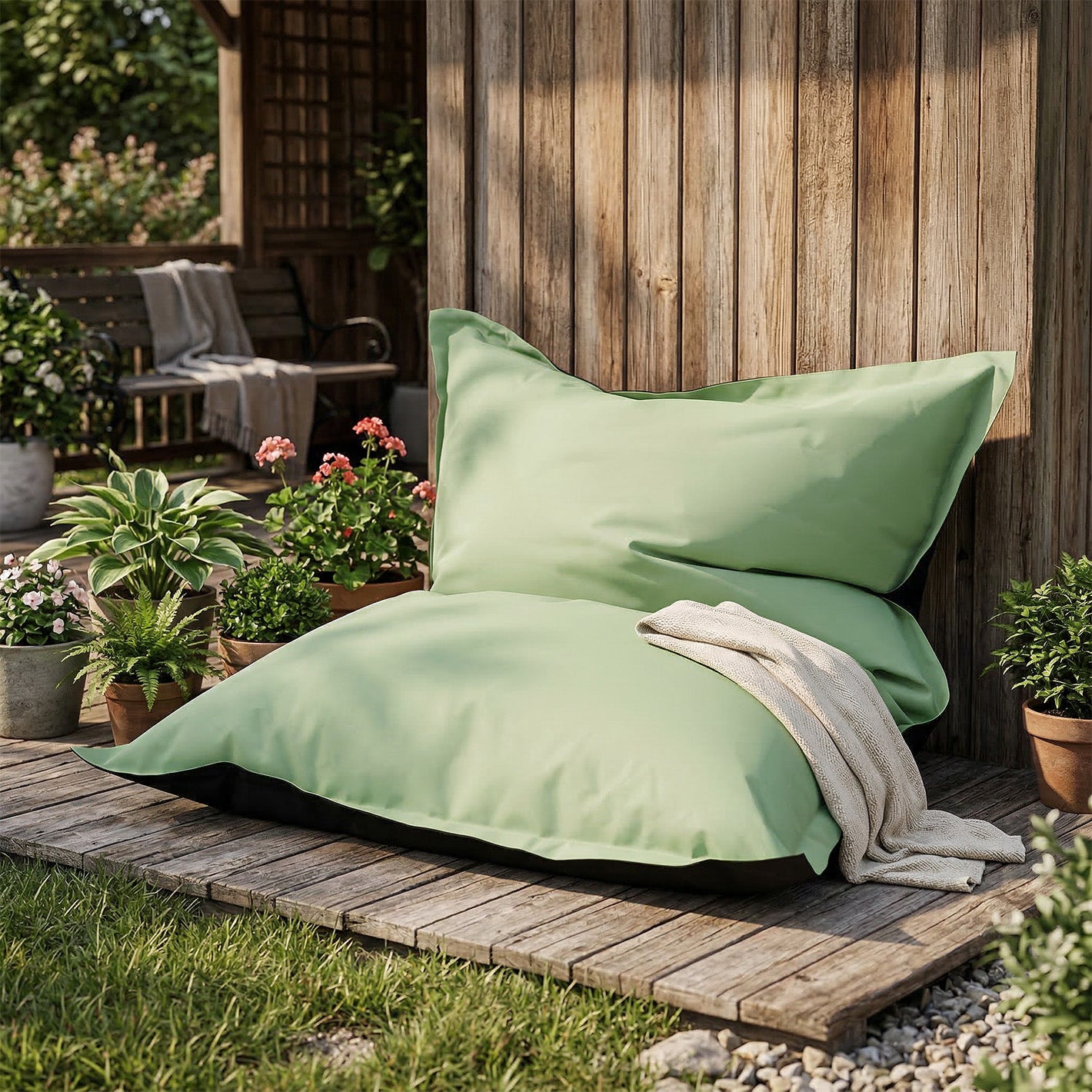 Pouf moderno per arredamento casa