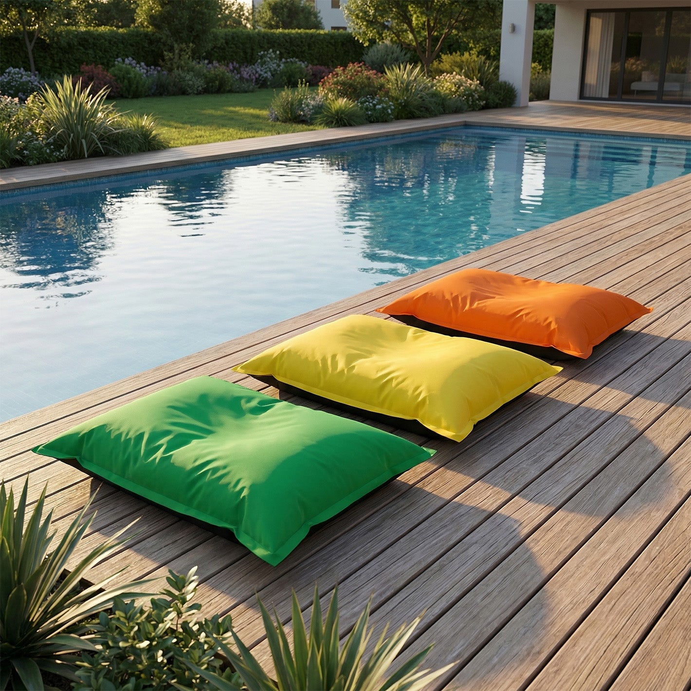Pouf moderno per arredamento casa