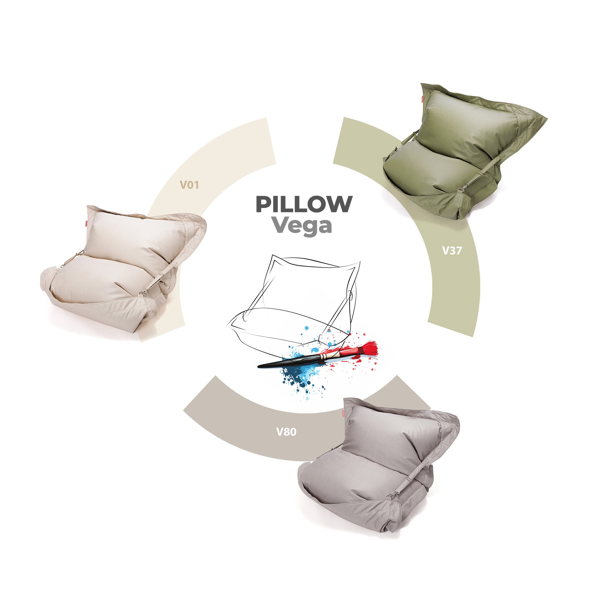 Cover Pouf Cuscino Classic Vega