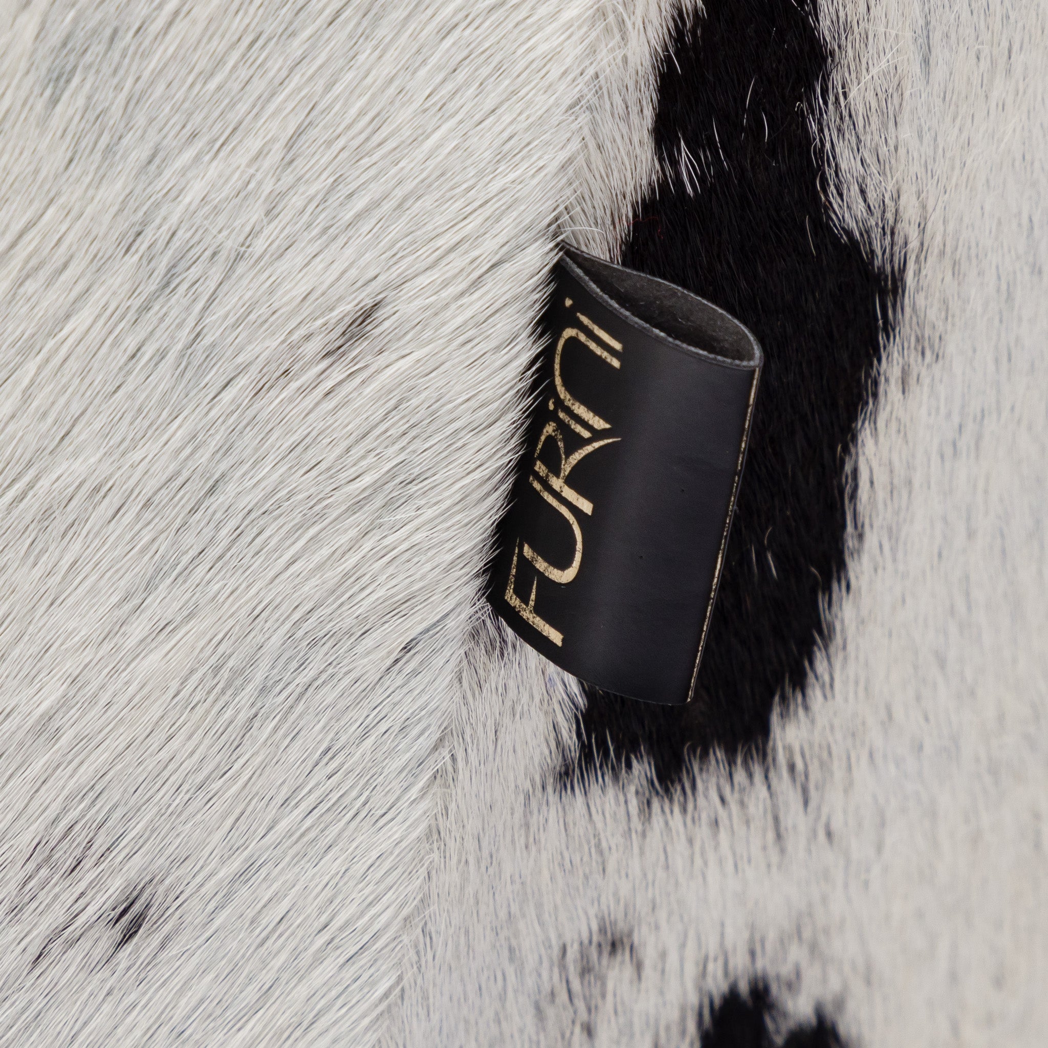 Poggiapiedi Roller in Pelle di Mucca