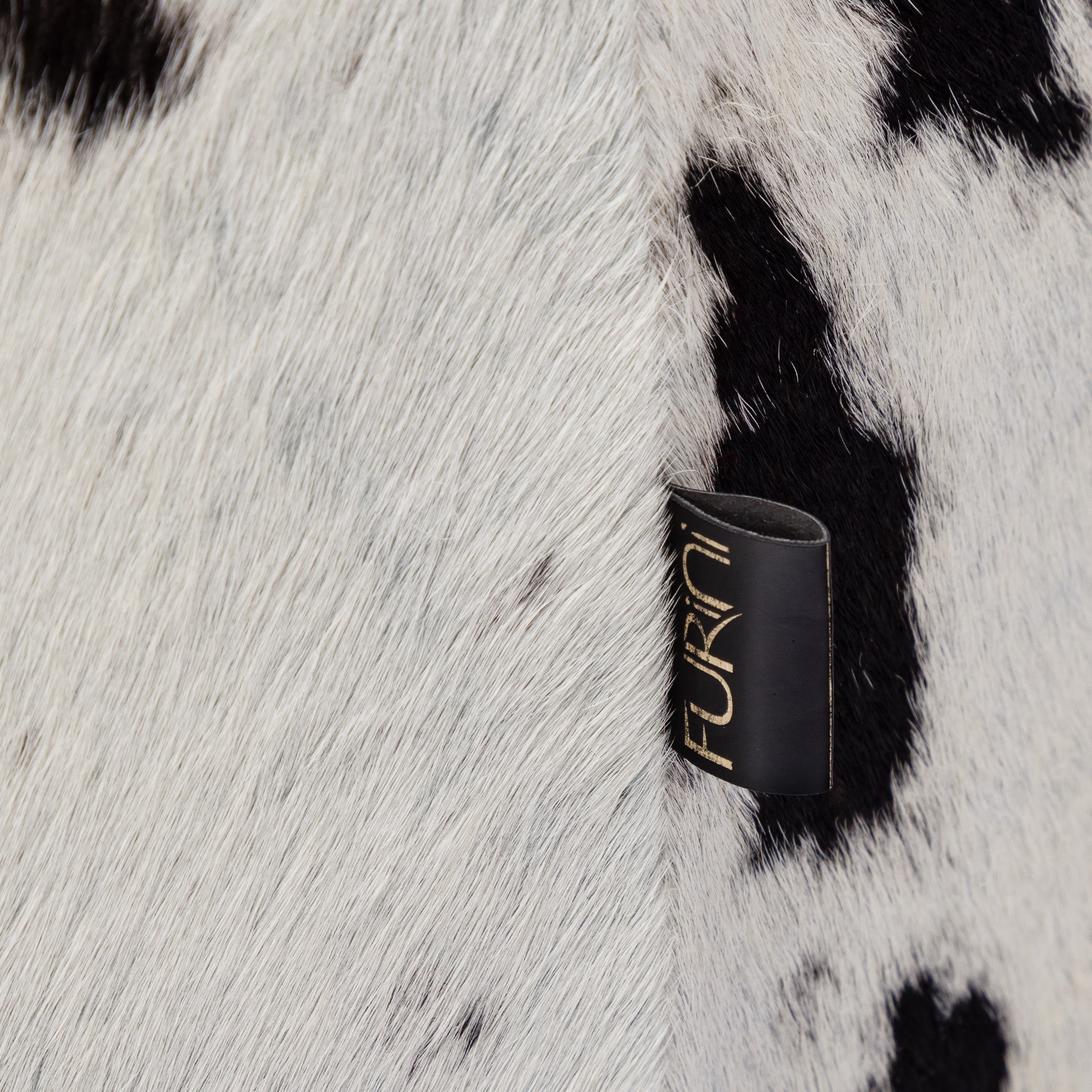 Poggiapiedi Roller in Pelle di Mucca