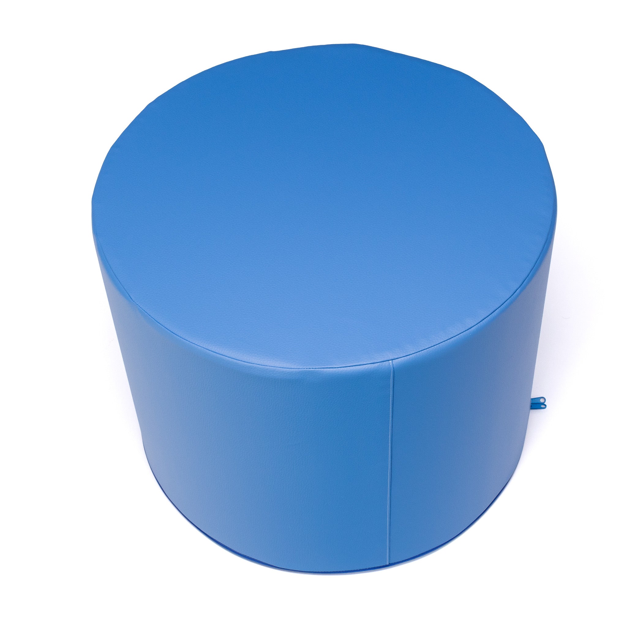 Pouf Poggiapiedi Sgabello Cilindro in Ecopelle 40x50