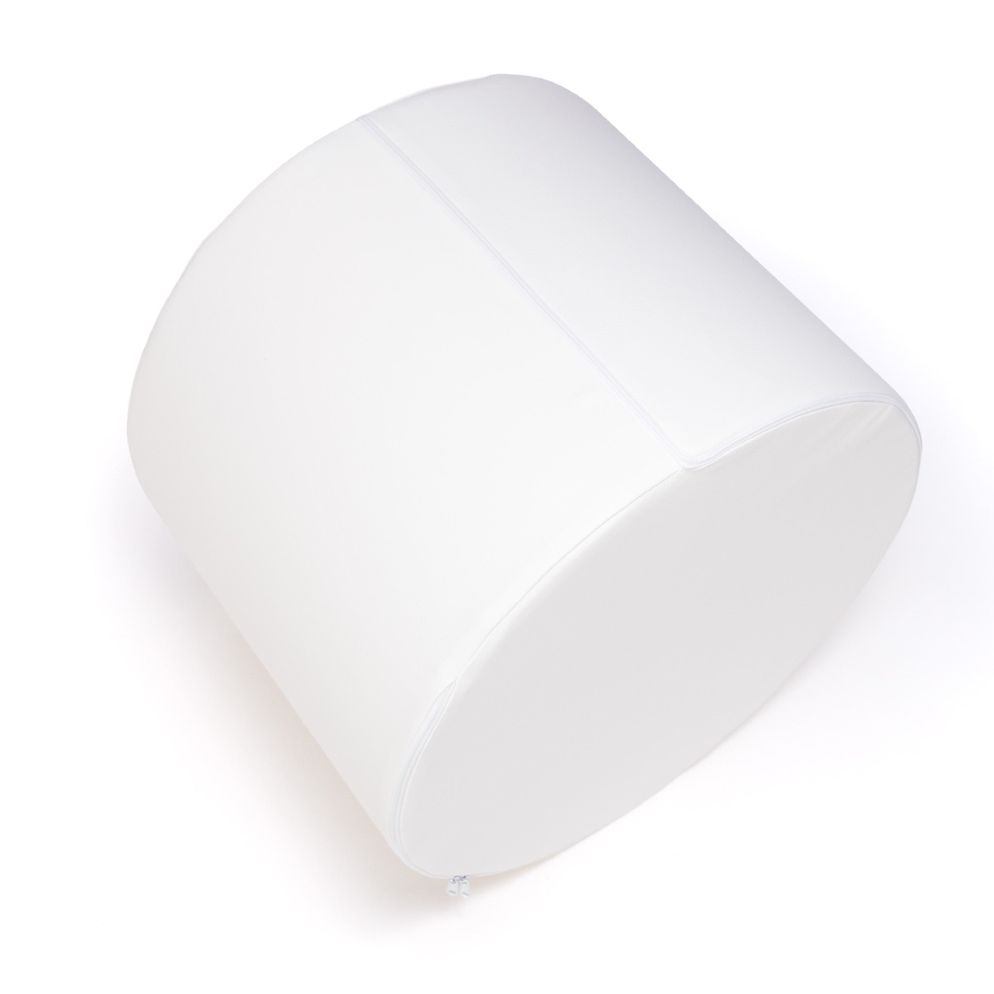 Pouf Poggiapiedi Sgabello Cilindro in Ecopelle 40x50