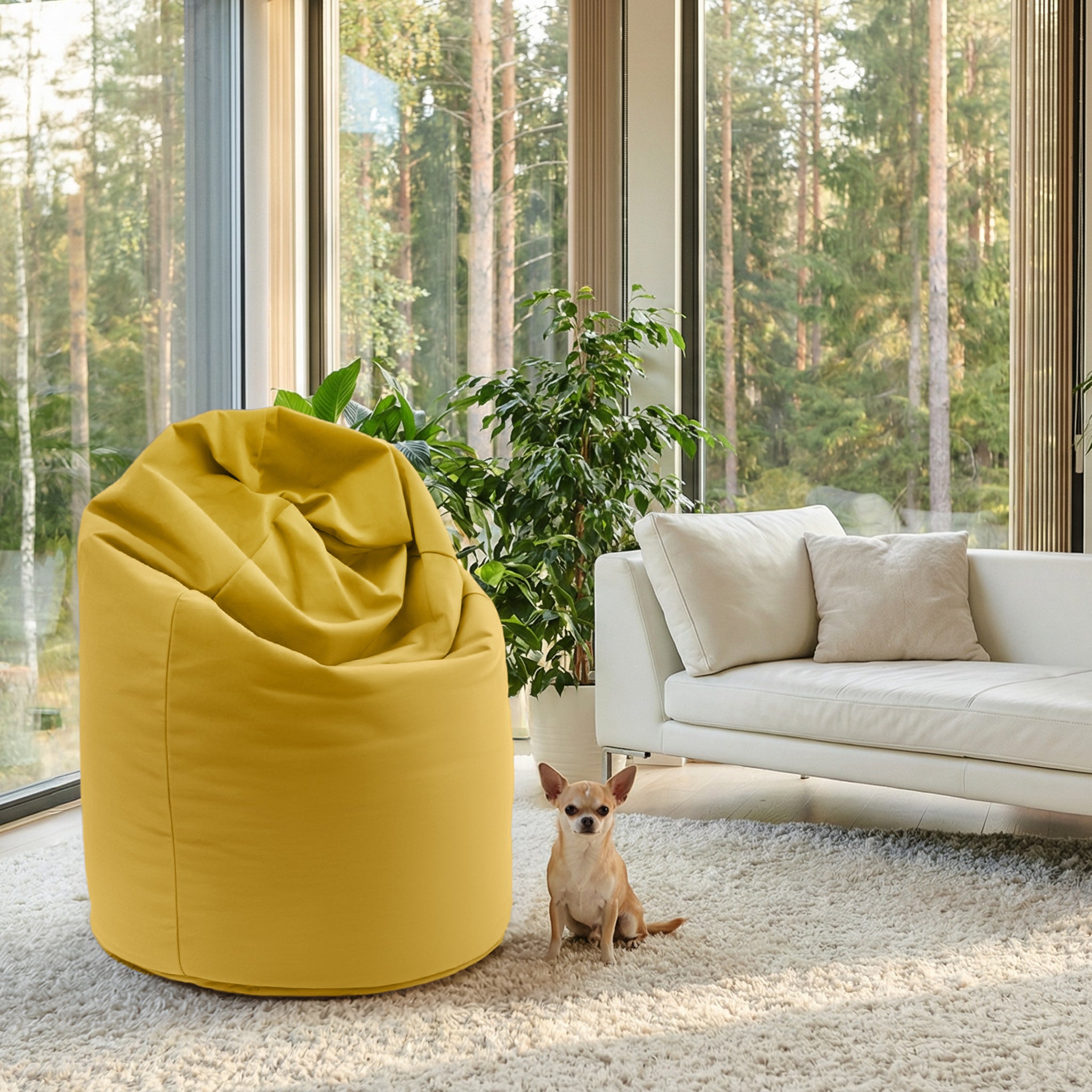 Pouf Mega Sacco in Microfibra