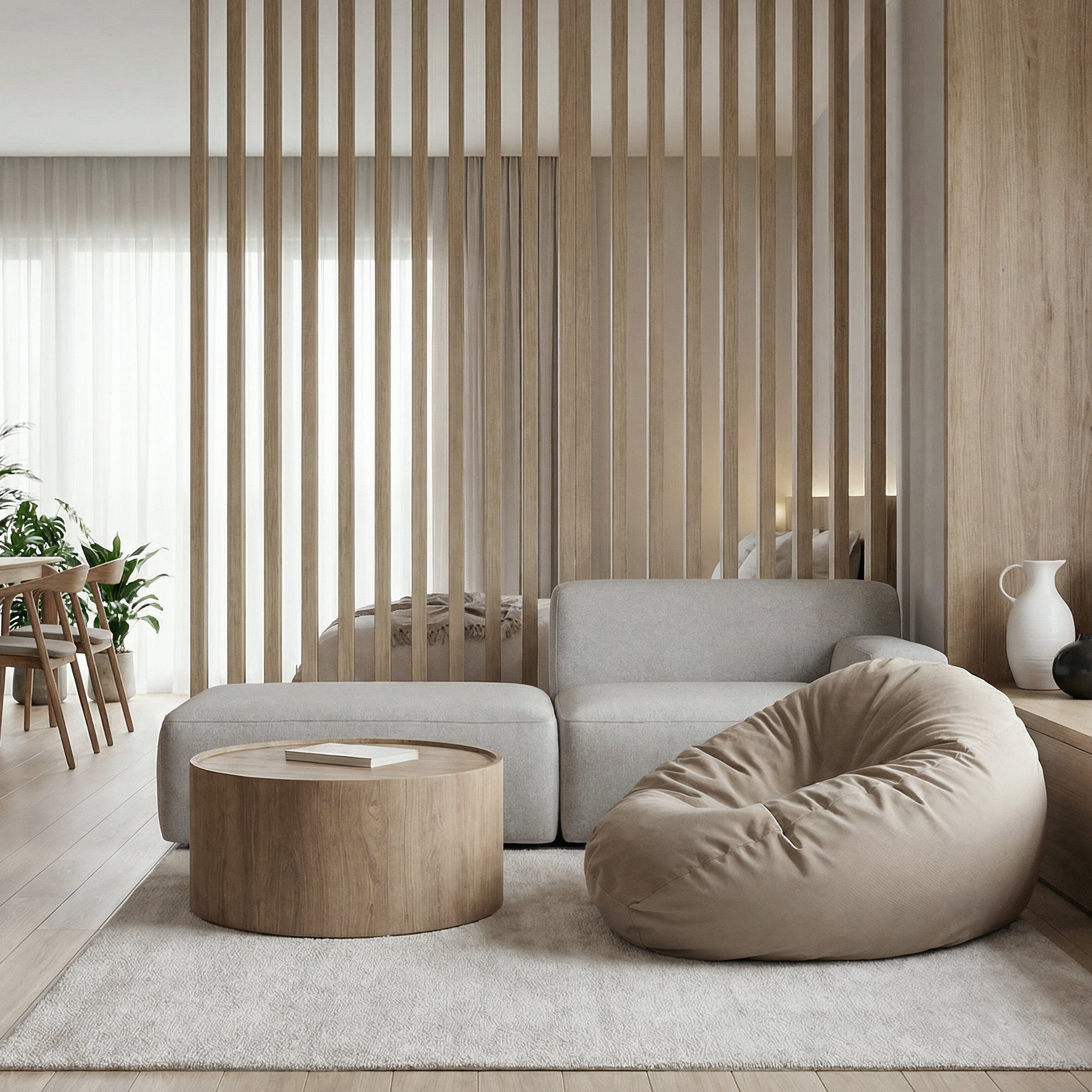 Pouf Mega Sacco in Microfibra