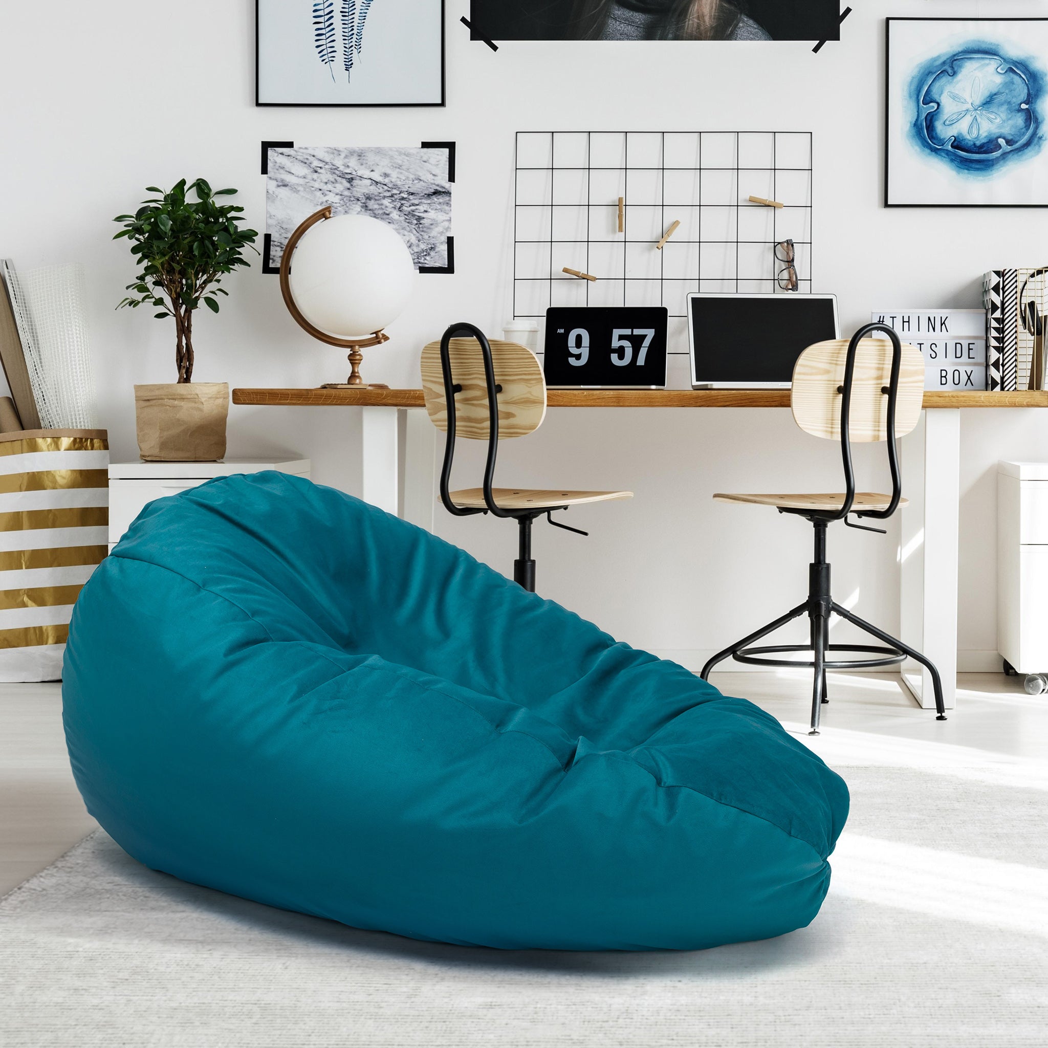 Pouf Mega Sacco in Microfibra