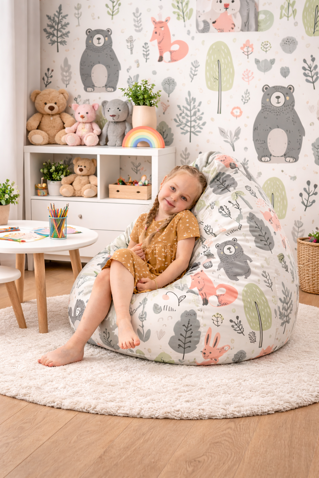 Pouf Sacco Modern in Microfibra