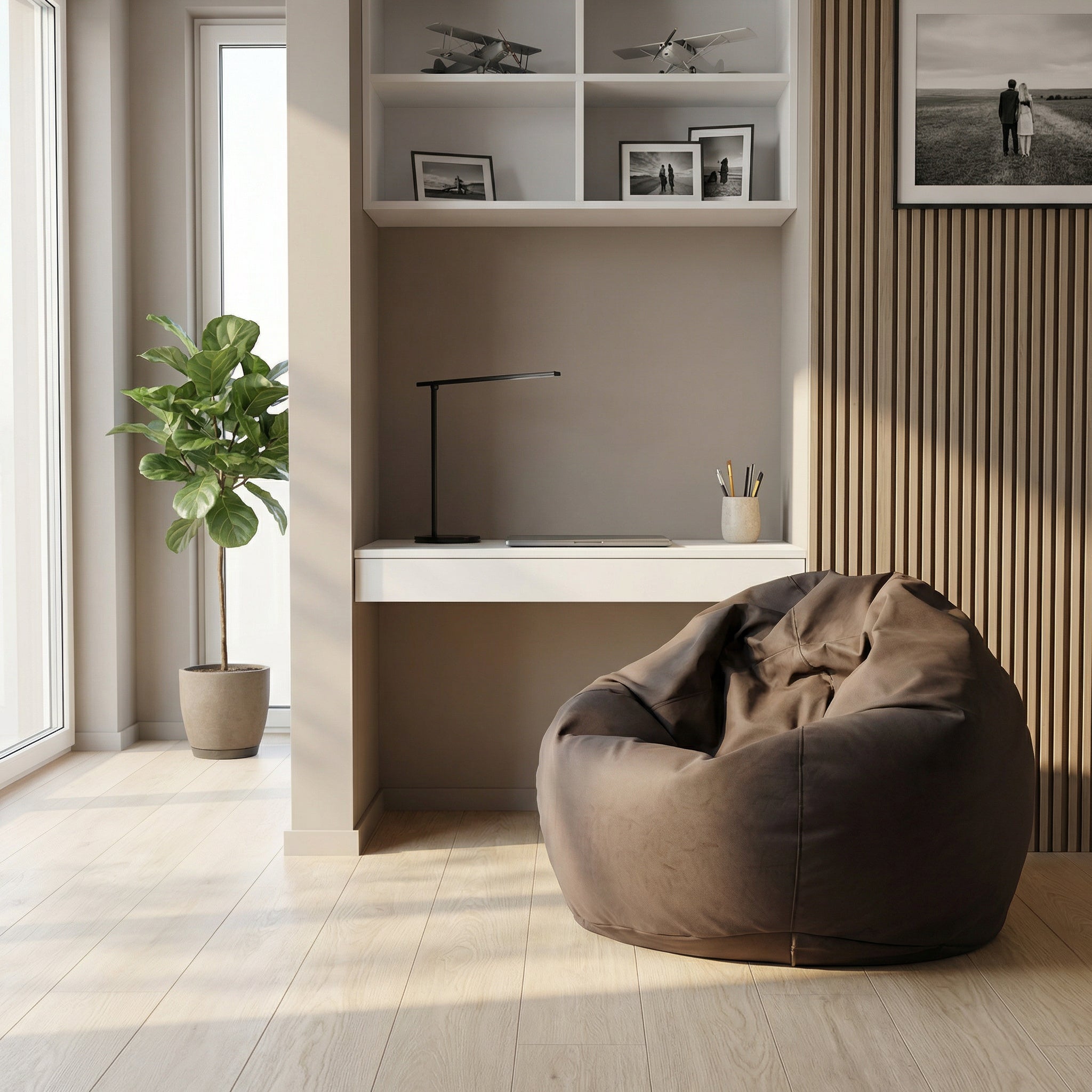 Pouf Sacco M in Microfibra