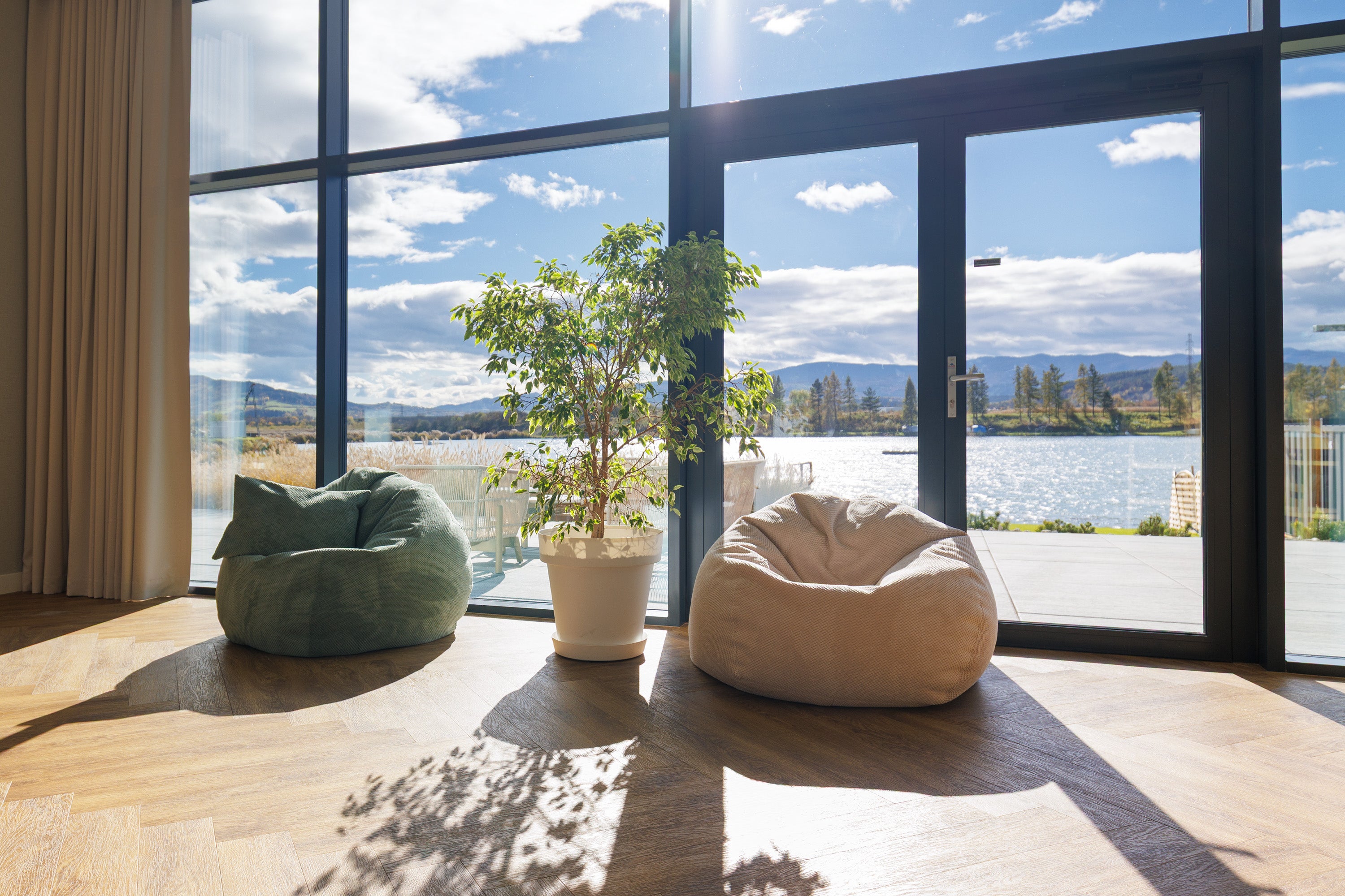 Pouf Sacco Dot con Cuscino in Omaggio